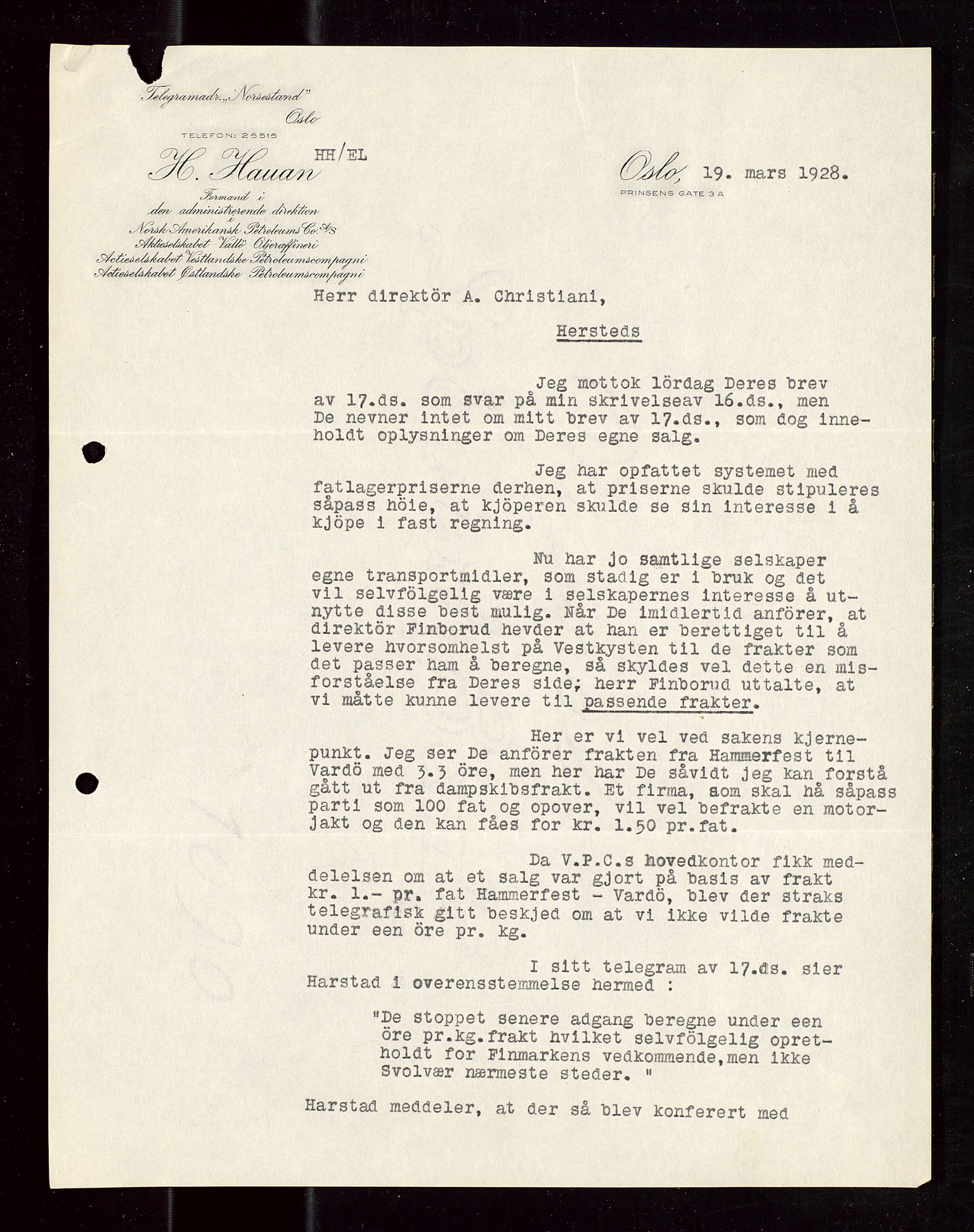 Pa 1521 - A/S Norske Shell, AV/SAST-A-101915/E/Ea/Eaa/L0015: Sjefskorrespondanse, 1928-1929, p. 51