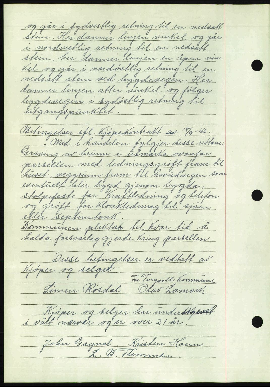 Nordmøre sorenskriveri, AV/SAT-A-4132/1/2/2Ca: Mortgage book no. A105, 1947-1947, Diary no: : 1353/1947