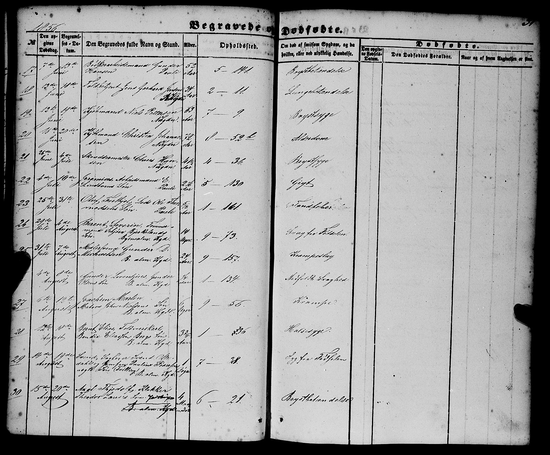 Nykirken Sokneprestembete, AV/SAB-A-77101/H/Haa/L0042: Parish register (official) no. E 2, 1850-1868, p. 31