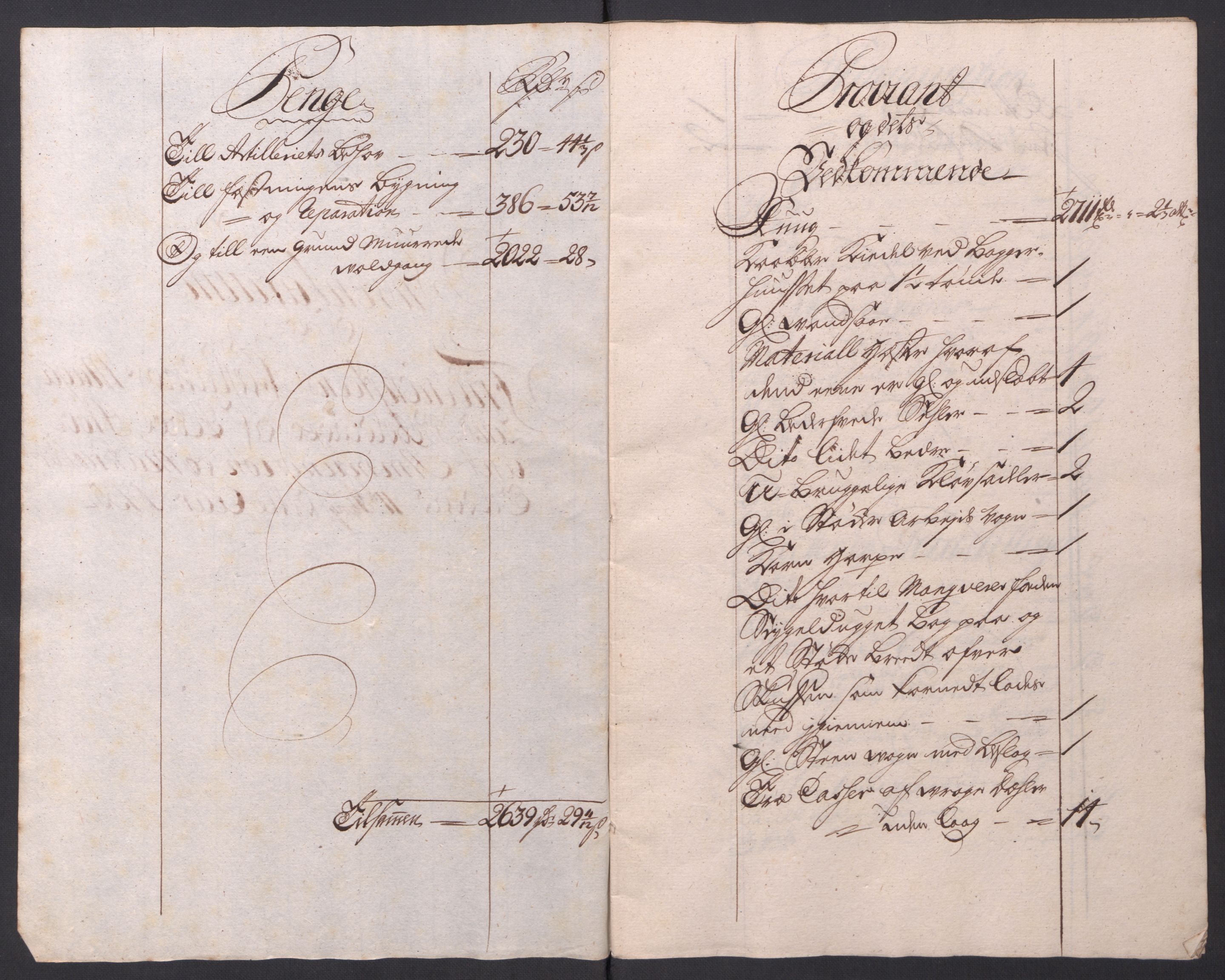 Kommanderende general (KG I) med Det norske krigsdirektorium, AV/RA-EA-5419/D/L0154: Fredriksten festning: Brev, inventarfortegnelser og regnskapsekstrakter, 1730-1739, p. 348