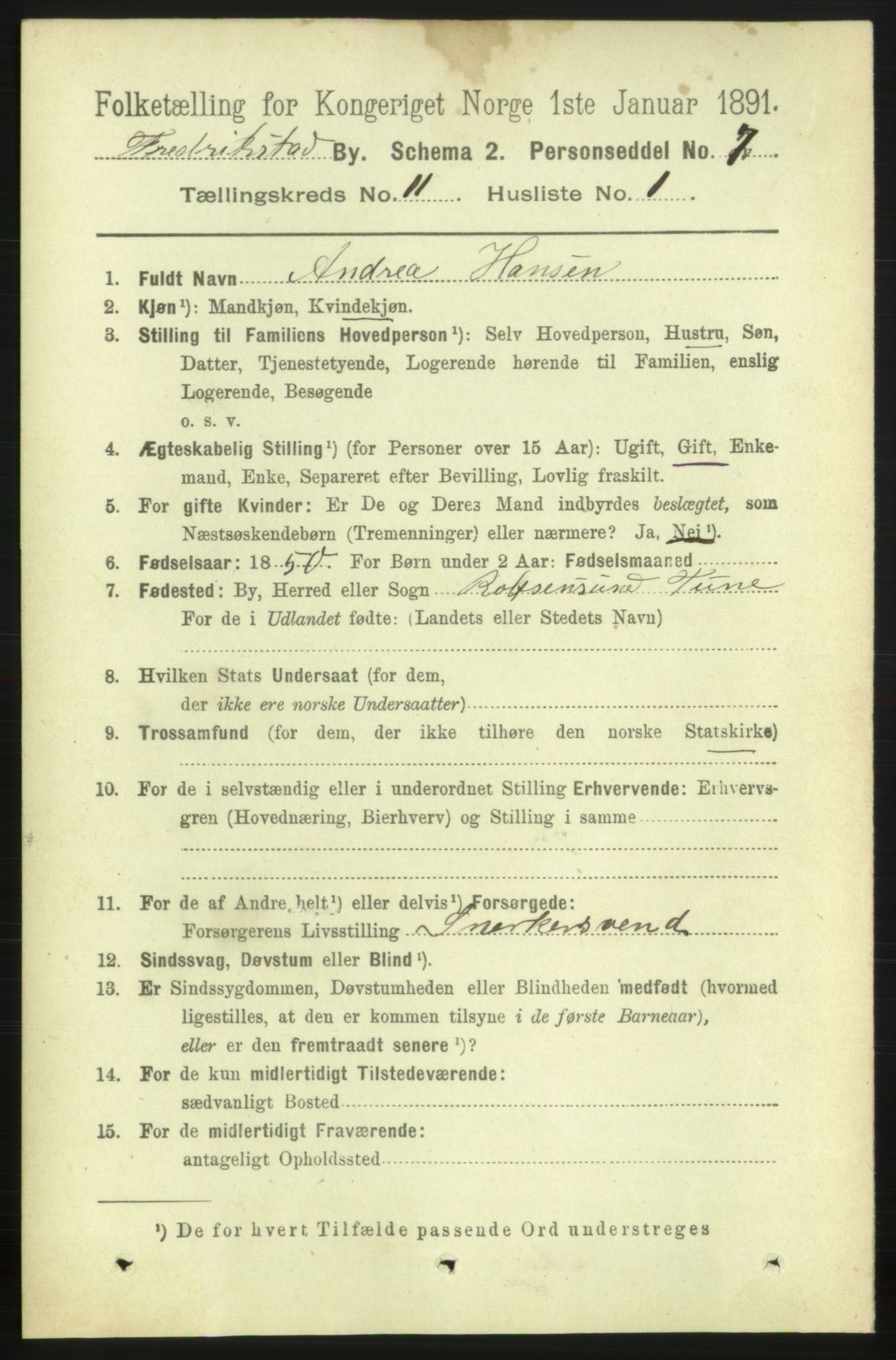 RA, 1891 census for 0103 Fredrikstad, 1891, p. 12568