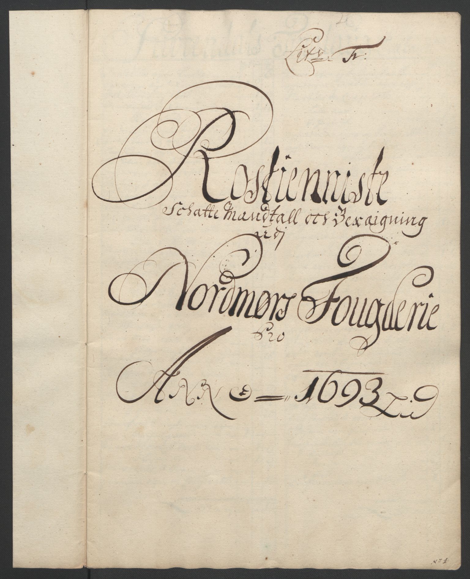 Rentekammeret inntil 1814, Reviderte regnskaper, Fogderegnskap, AV/RA-EA-4092/R56/L3735: Fogderegnskap Nordmøre, 1692-1693, p. 353