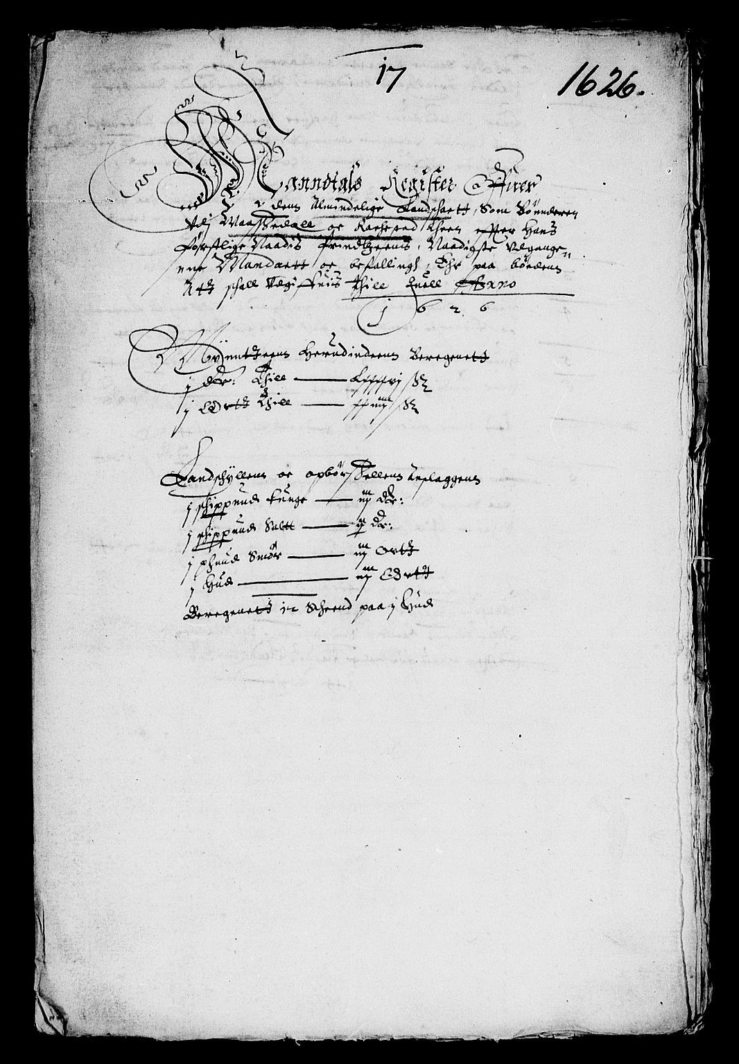 Rentekammeret inntil 1814, Reviderte regnskaper, Lensregnskaper, AV/RA-EA-5023/R/Rb/Rba/L0080: Akershus len, 1626-1628