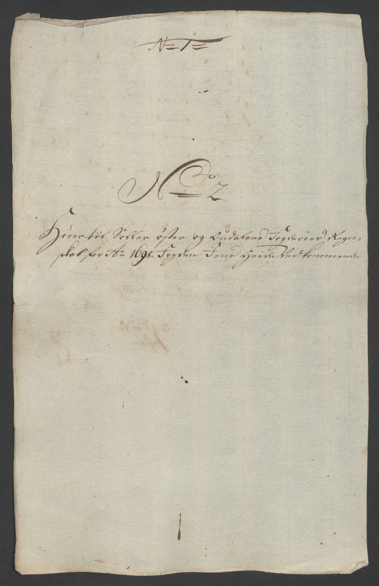 Rentekammeret inntil 1814, Reviderte regnskaper, Fogderegnskap, RA/EA-4092/R13/L0836: Fogderegnskap Solør, Odal og Østerdal, 1698, p. 22