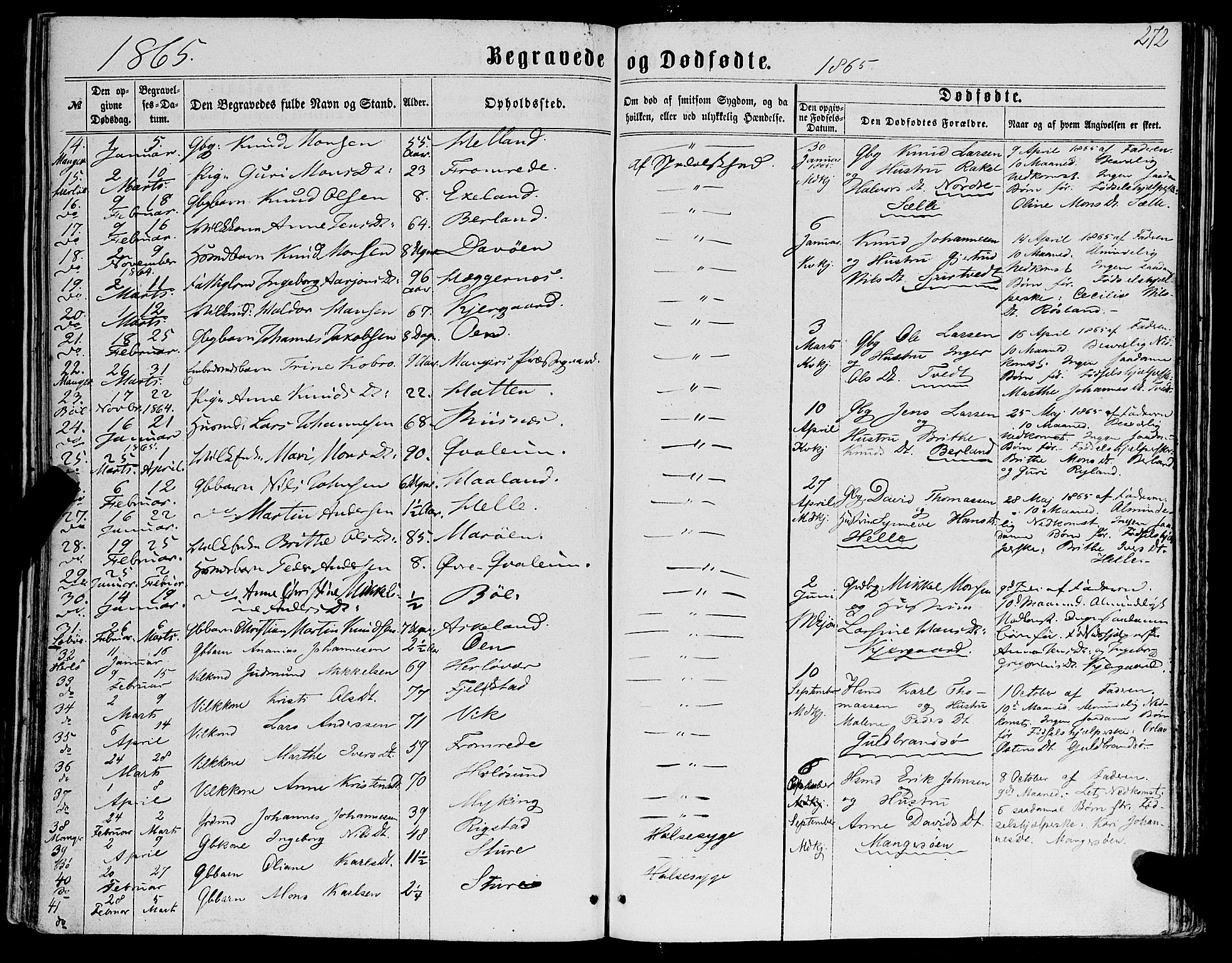 Manger sokneprestembete, SAB/A-76801/H/Haa: Parish register (official) no. A 7, 1860-1870, p. 272