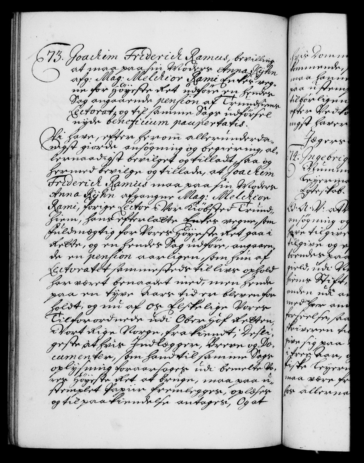 Danske Kanselli 1572-1799, RA/EA-3023/F/Fc/Fca/Fcaa/L0020: Norske registre, 1708-1711, p. 517b