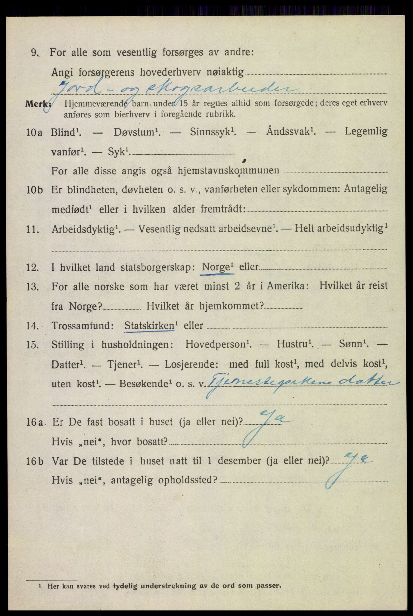 SAH, 1920 census for Nord-Odal, 1920, p. 2378