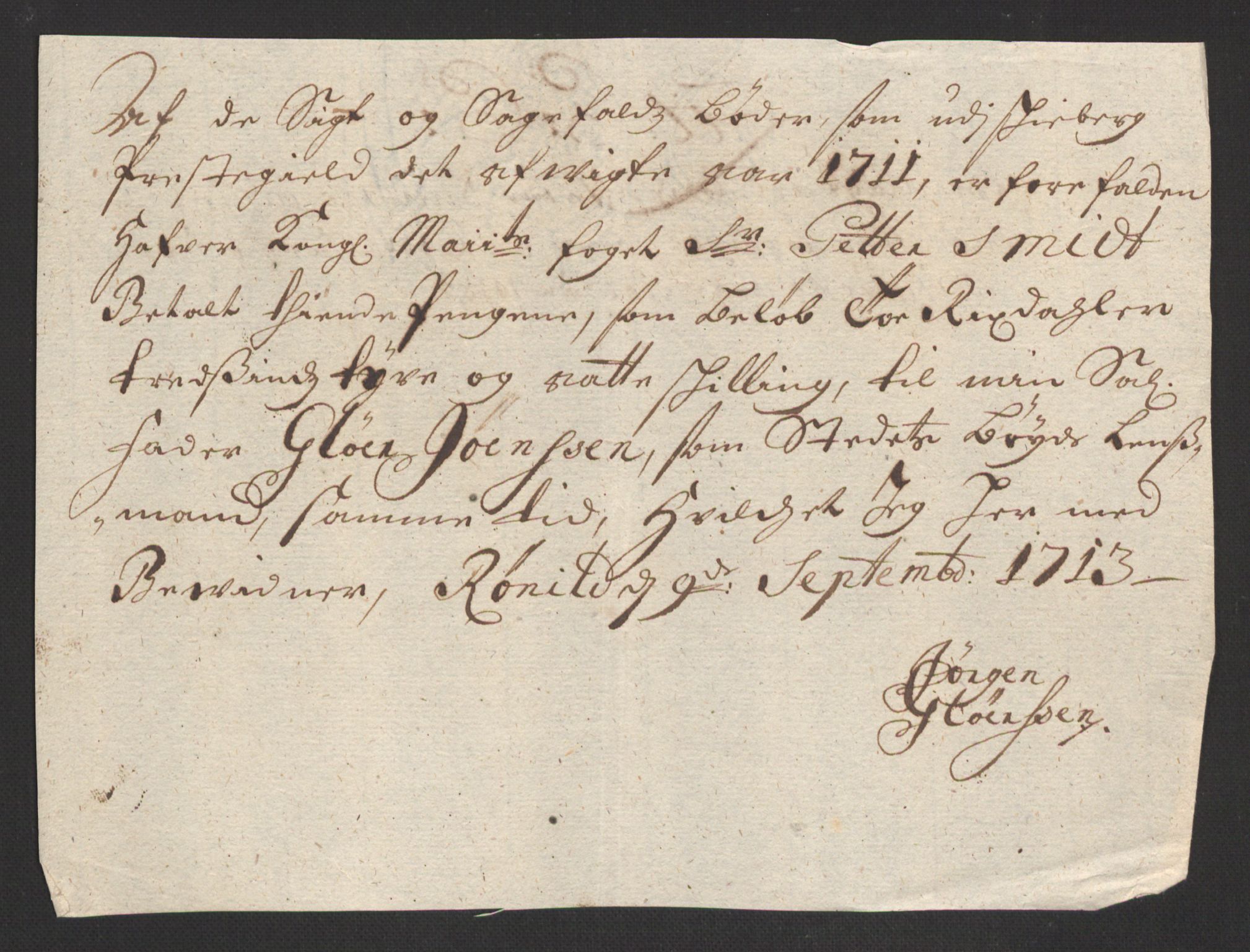 Rentekammeret inntil 1814, Reviderte regnskaper, Fogderegnskap, AV/RA-EA-4092/R01/L0020: Fogderegnskap Idd og Marker, 1711, p. 246