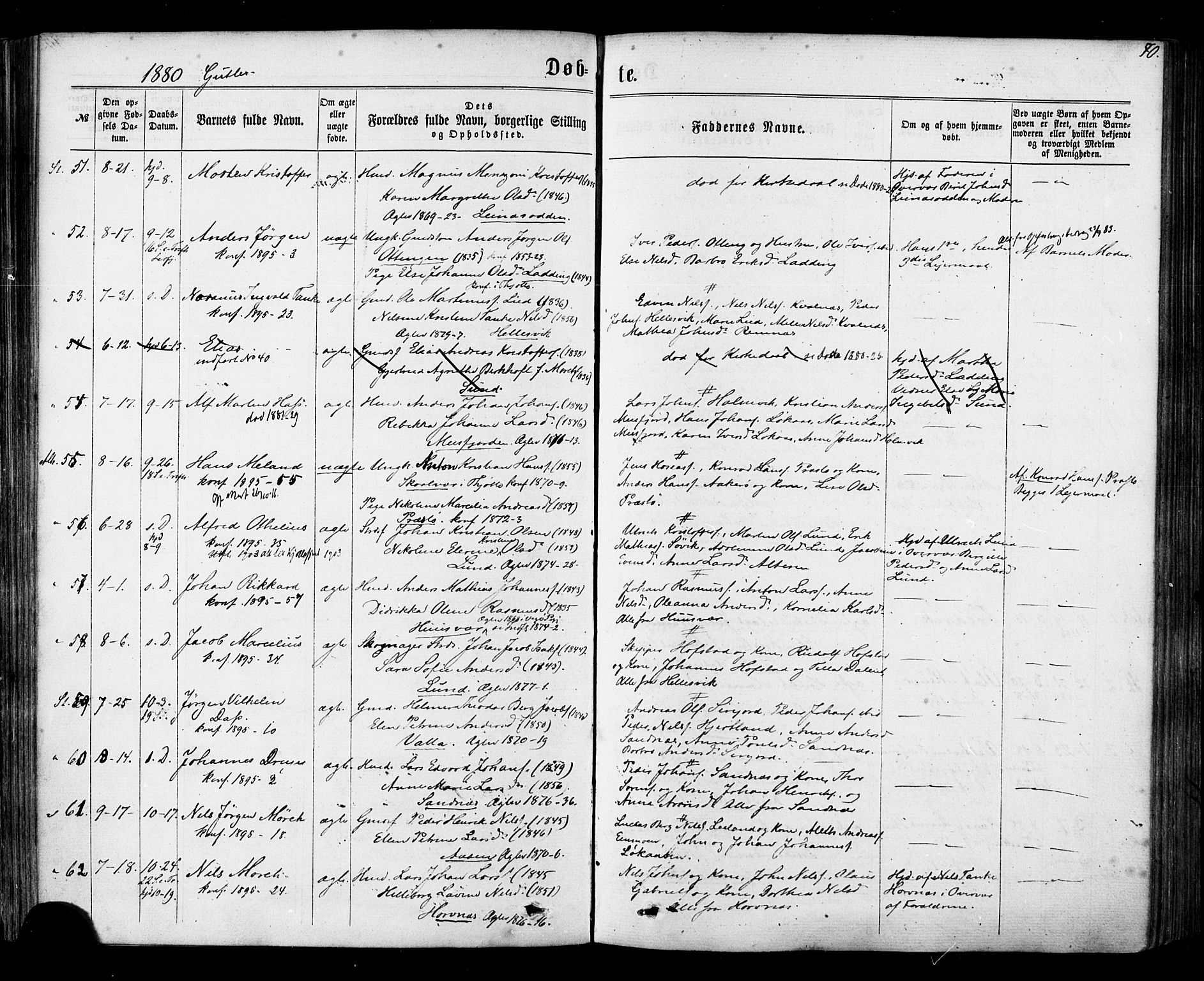 Ministerialprotokoller, klokkerbøker og fødselsregistre - Nordland, AV/SAT-A-1459/830/L0449: Parish register (official) no. 830A13, 1866-1886, p. 70