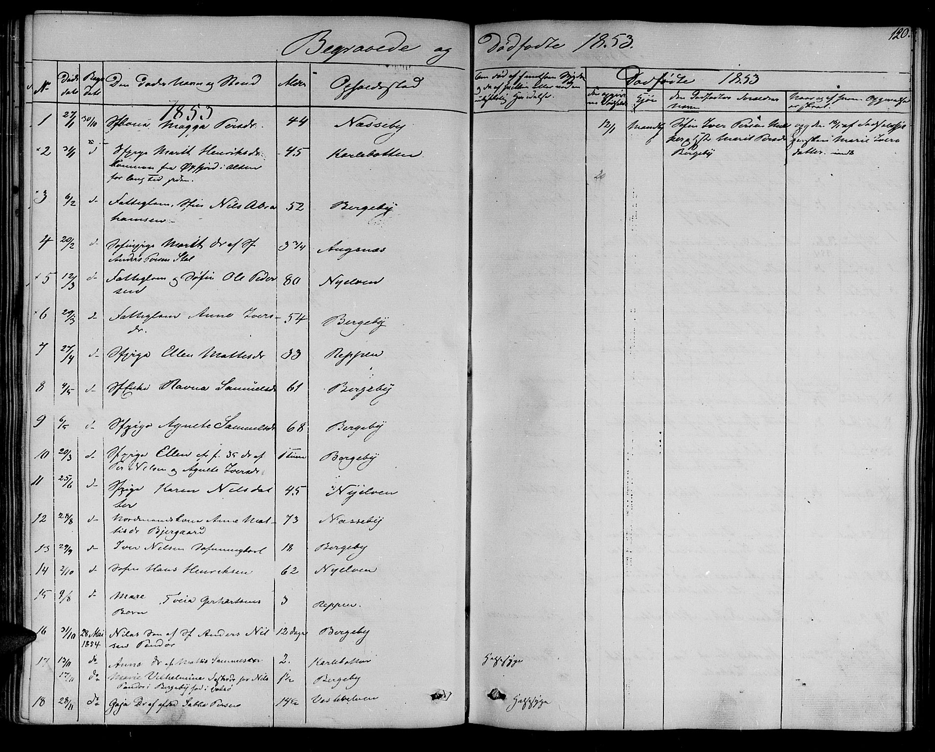 Nesseby sokneprestkontor, SATØ/S-1330/H/Ha/L0001kirke: Parish register (official) no. 1, 1838-1855, p. 120
