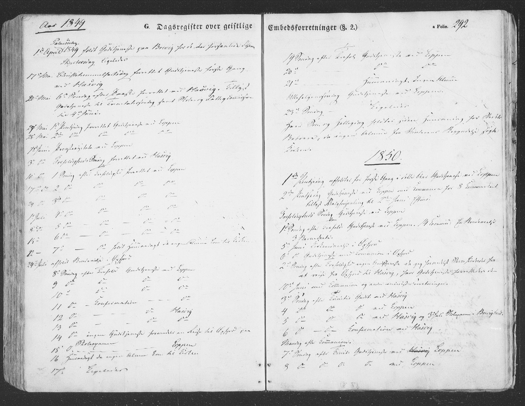 Loppa sokneprestkontor, SATØ/S-1339/H/Ha/L0004kirke: Parish register (official) no. 4, 1849-1868, p. 292