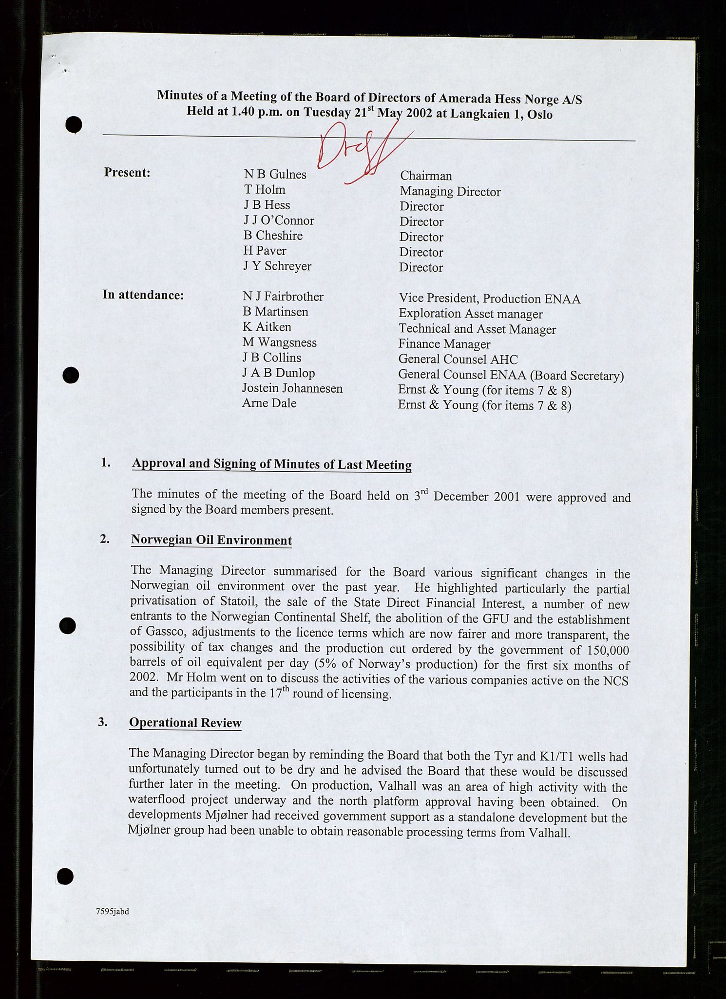 Pa 1766 - Hess Norge AS, SAST/A-102451/A/Aa/L0004: Referater og sakspapirer, 1999-2002, p. 457