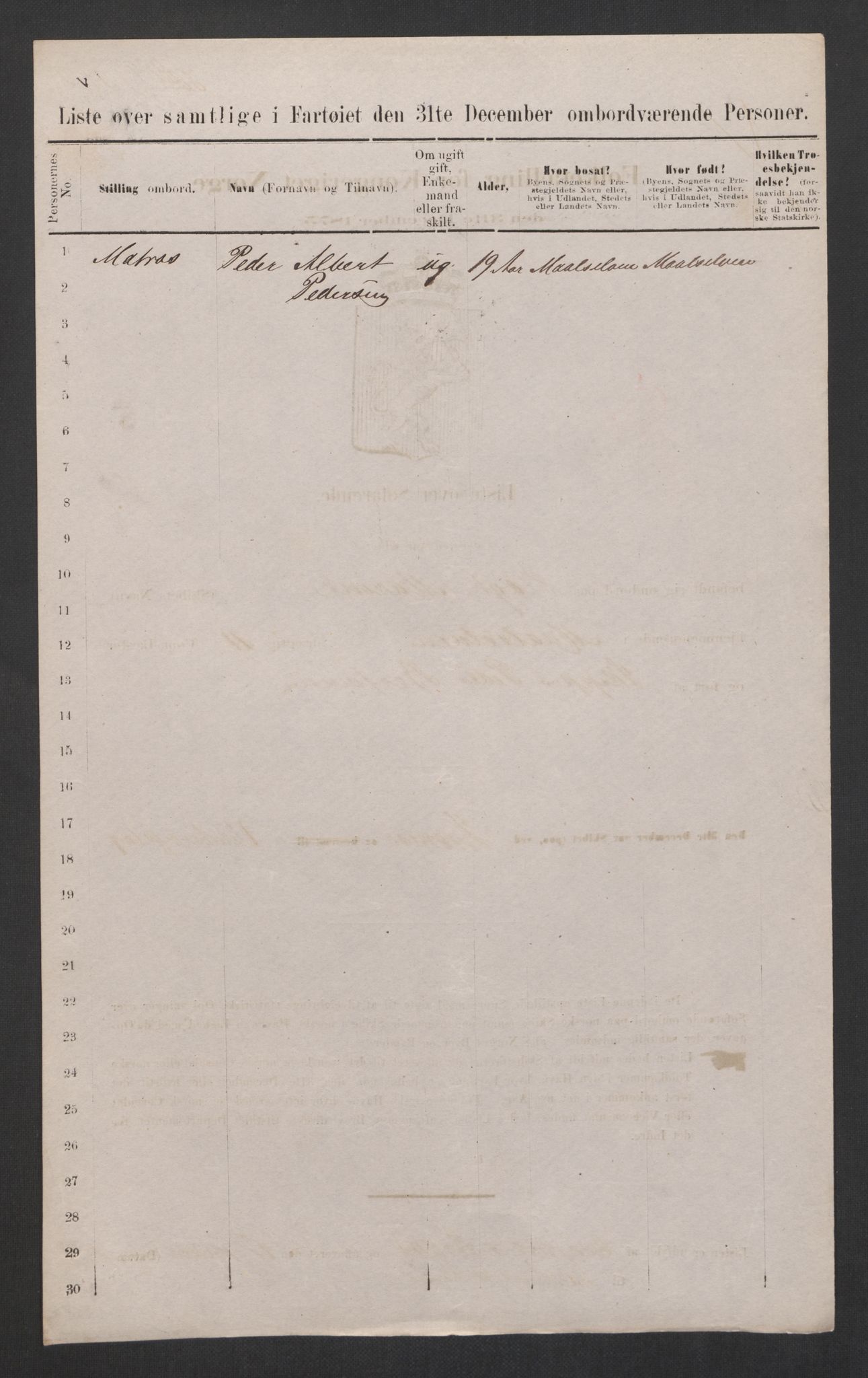 RA, 1875 census, lists of crew on ships: Ships in domestic ports, 1875, p. 369