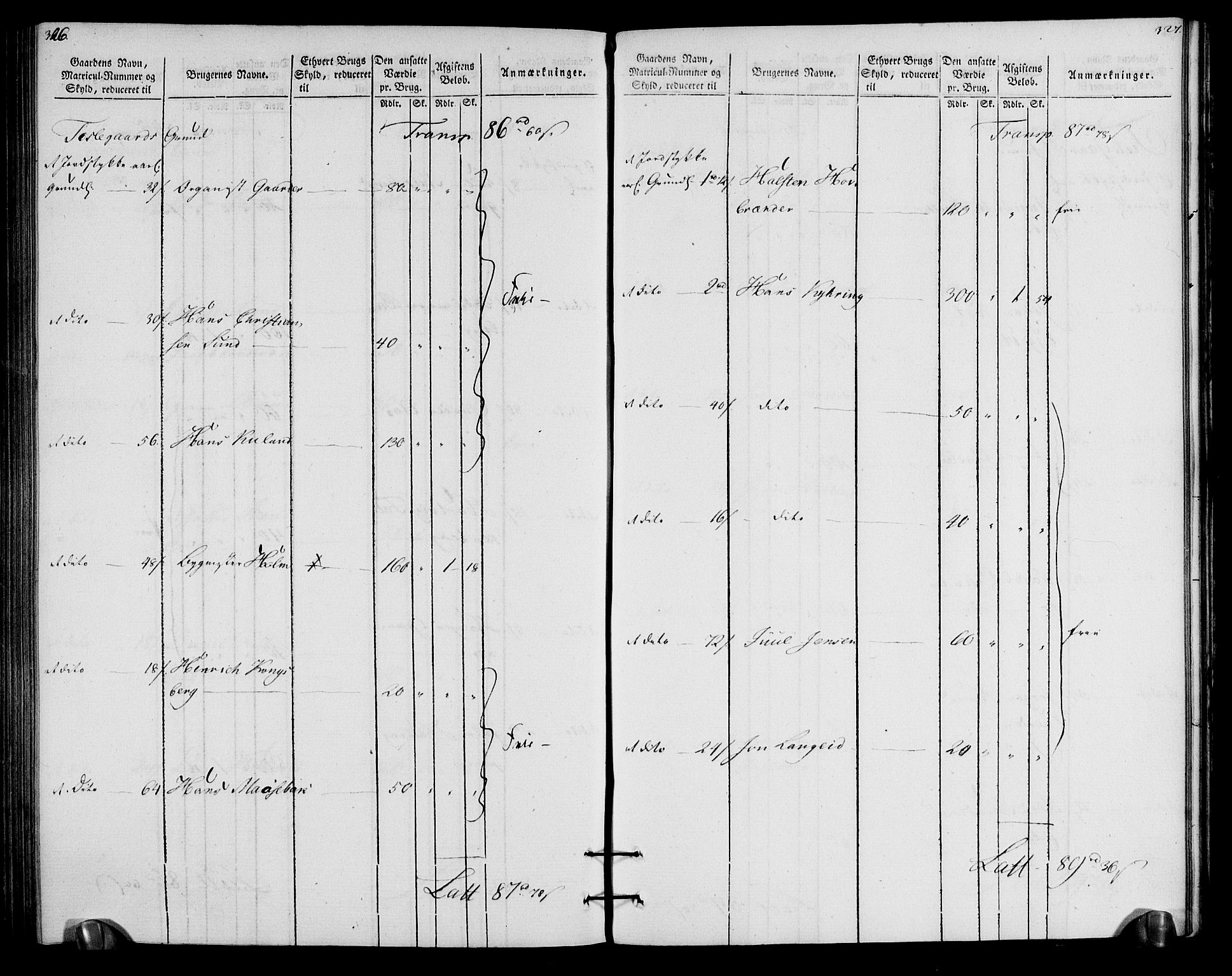 Rentekammeret inntil 1814, Realistisk ordnet avdeling, AV/RA-EA-4070/N/Ne/Nea/L0057a: Numedal og Sandsvær fogderi. Oppebørselsregister for fogderiets landdistrikter, 1803-1804, p. 167