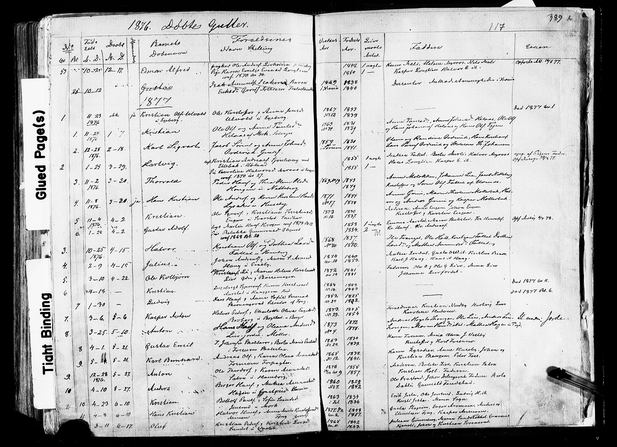Aurskog prestekontor Kirkebøker, SAO/A-10304a/F/Fa/L0007: Parish register (official) no. I 7, 1854-1877, p. 389h