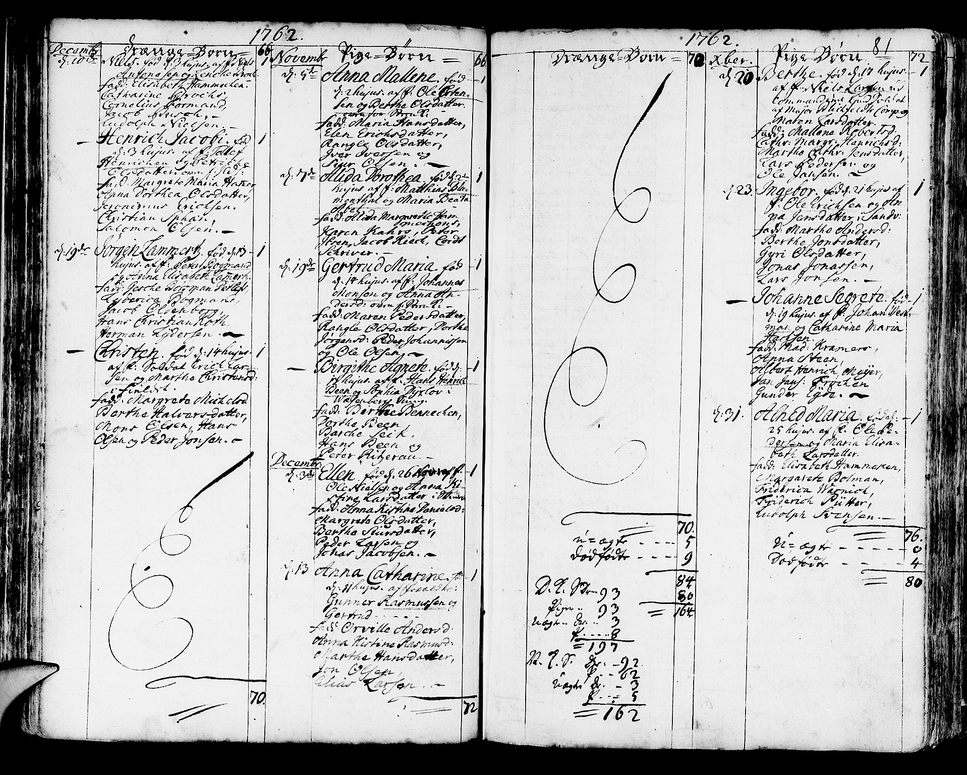 Korskirken sokneprestembete, SAB/A-76101/H/Haa/L0005: Parish register (official) no. A 5, 1751-1789, p. 81