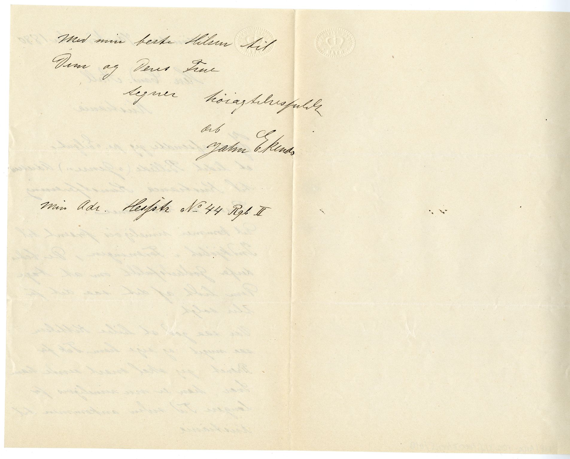Diderik Maria Aalls brevsamling, NF/Ark-1023/F/L0003: D.M. Aalls brevsamling. D - G, 1797-1889, p. 152