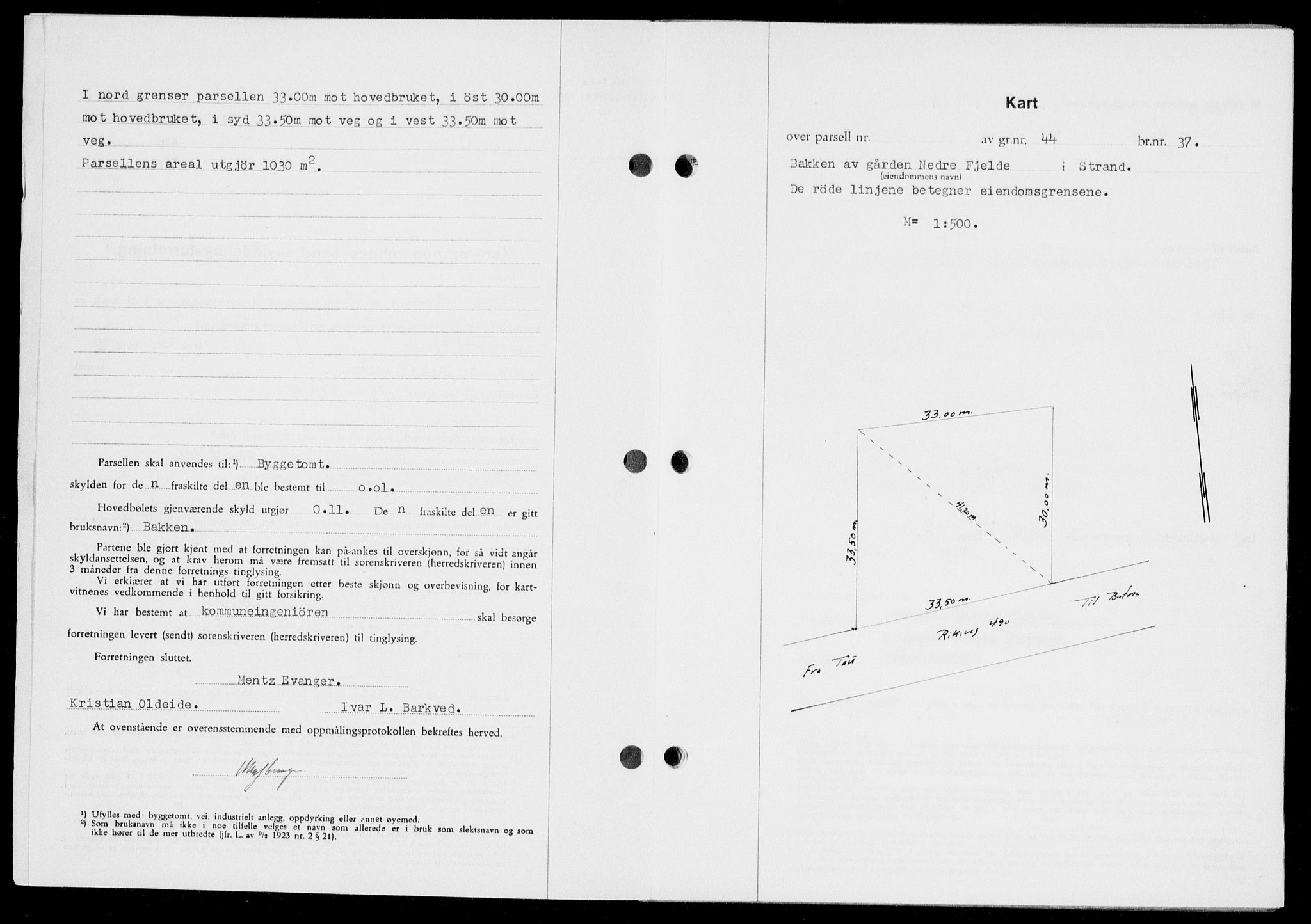 Ryfylke tingrett, SAST/A-100055/001/II/IIB/L0135: Mortgage book no. 114, 1956-1957, Diary no: : 2135/1956
