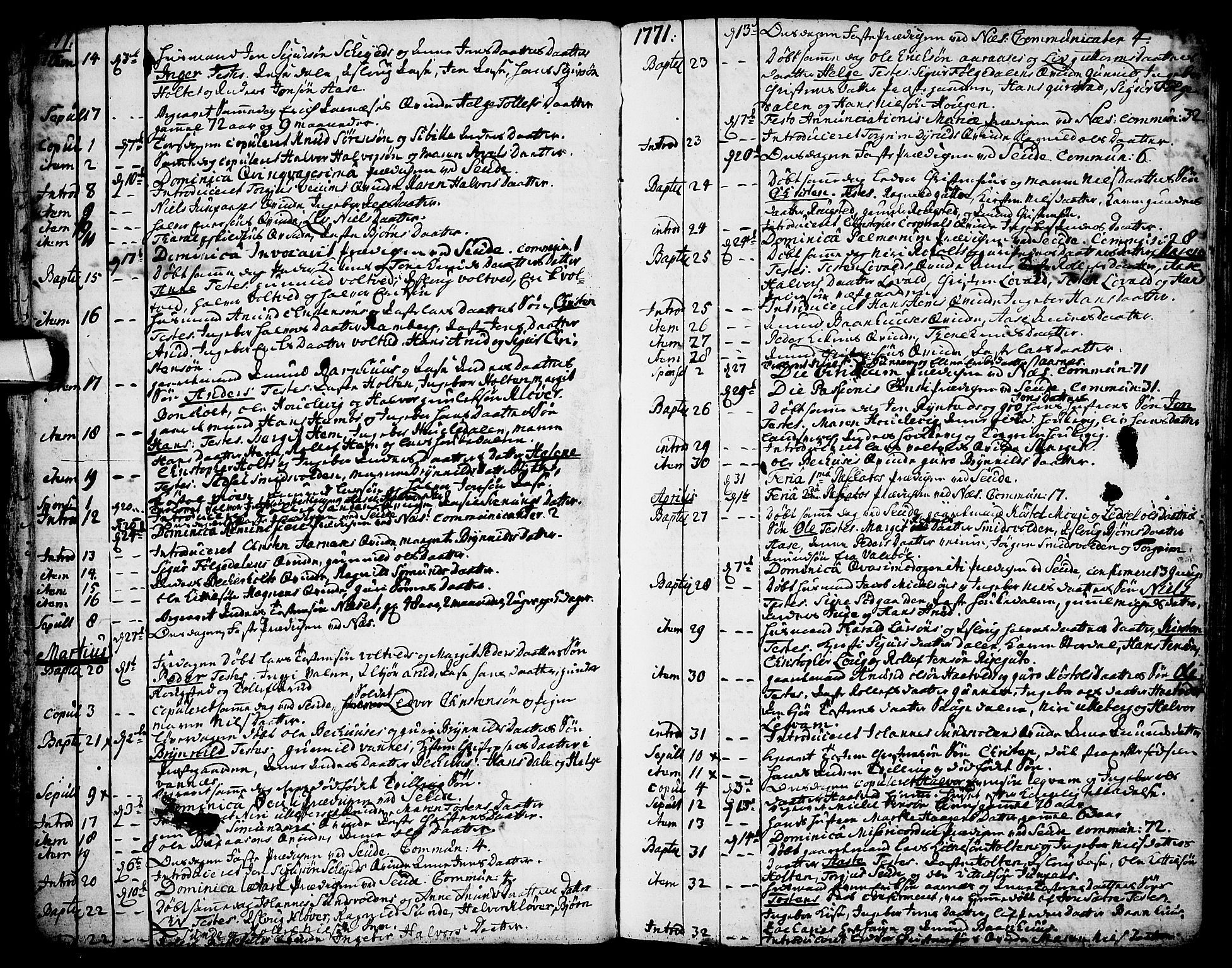 Sauherad kirkebøker, AV/SAKO-A-298/F/Fa/L0004: Parish register (official) no. I 4, 1767-1814