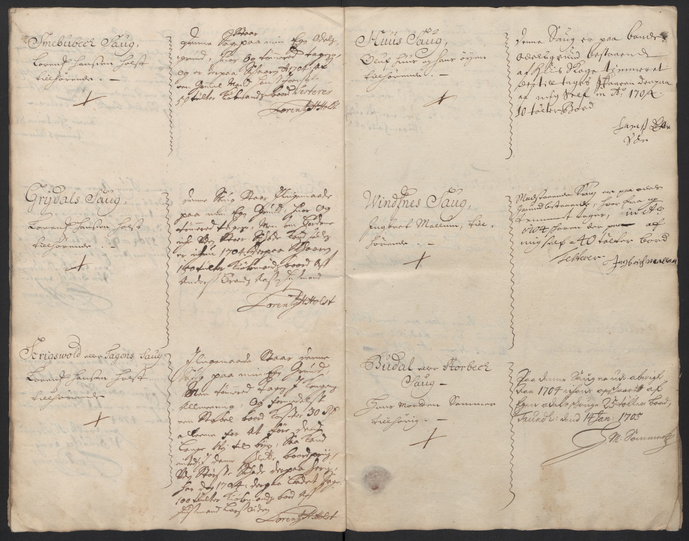 Rentekammeret inntil 1814, Reviderte regnskaper, Fogderegnskap, AV/RA-EA-4092/R60/L3954: Fogderegnskap Orkdal og Gauldal, 1704, p. 337