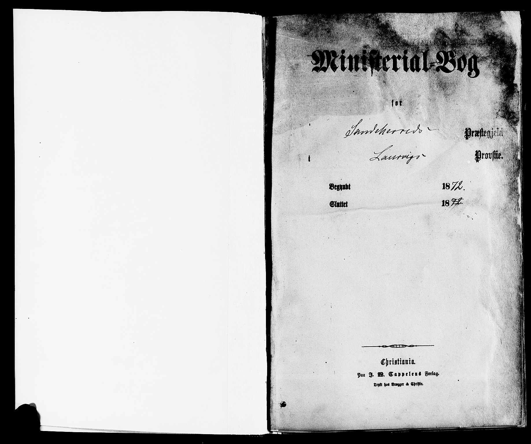 Sandar kirkebøker, SAKO/A-243/F/Fa/L0011: Parish register (official) no. 11, 1872-1882