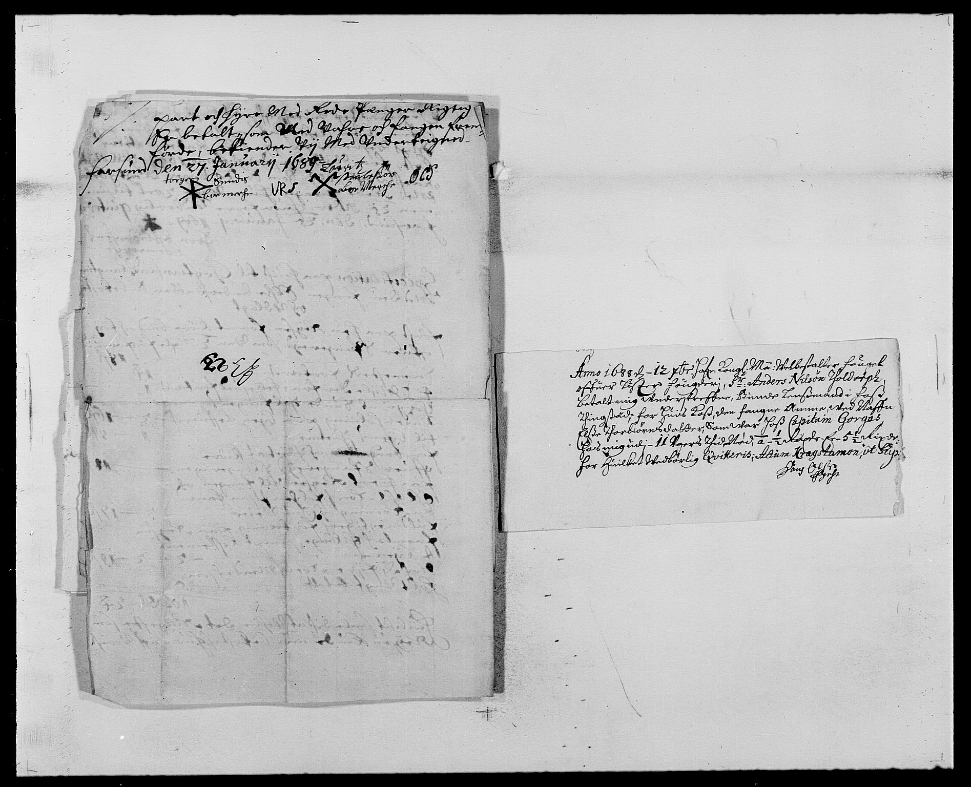 Rentekammeret inntil 1814, Reviderte regnskaper, Fogderegnskap, AV/RA-EA-4092/R41/L2535: Fogderegnskap Lista, 1686-1689, p. 113