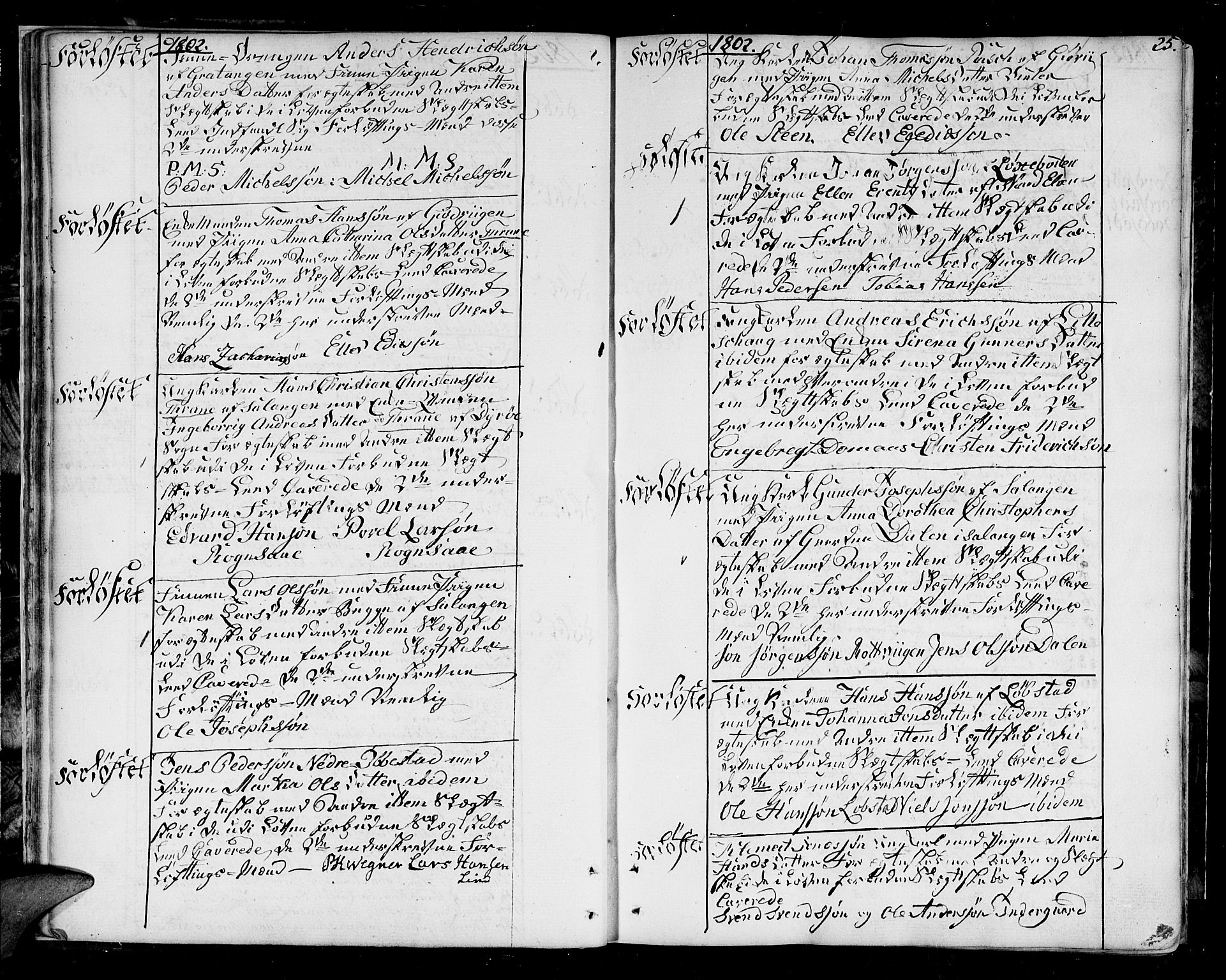 Ibestad sokneprestembete, AV/SATØ-S-0077/H/Ha/Haa/L0004kirke: Parish register (official) no. 4, 1801-1824, p. 25