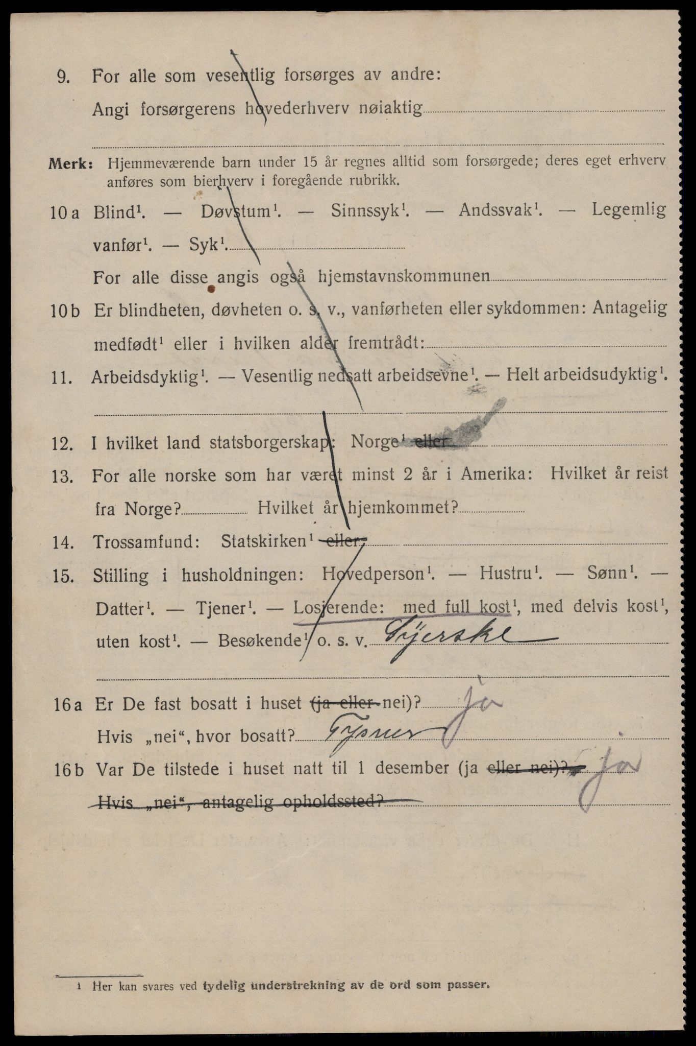 SAST, 1920 census for Kopervik, 1920, p. 4095