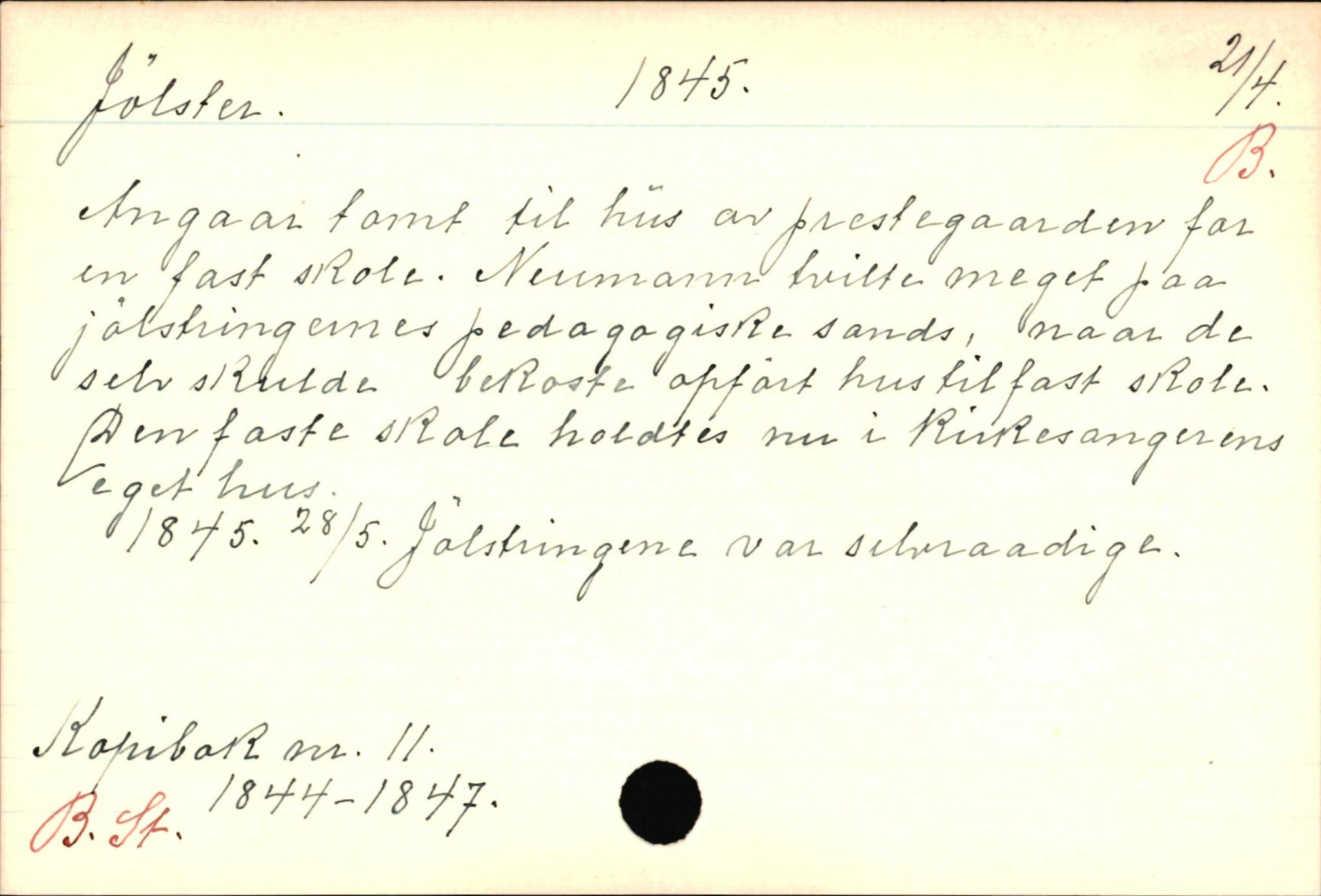 Haugen, Johannes - lærer, AV/SAB-SAB/PA-0036/01/L0001: Om klokkere og lærere, 1521-1904, p. 6953