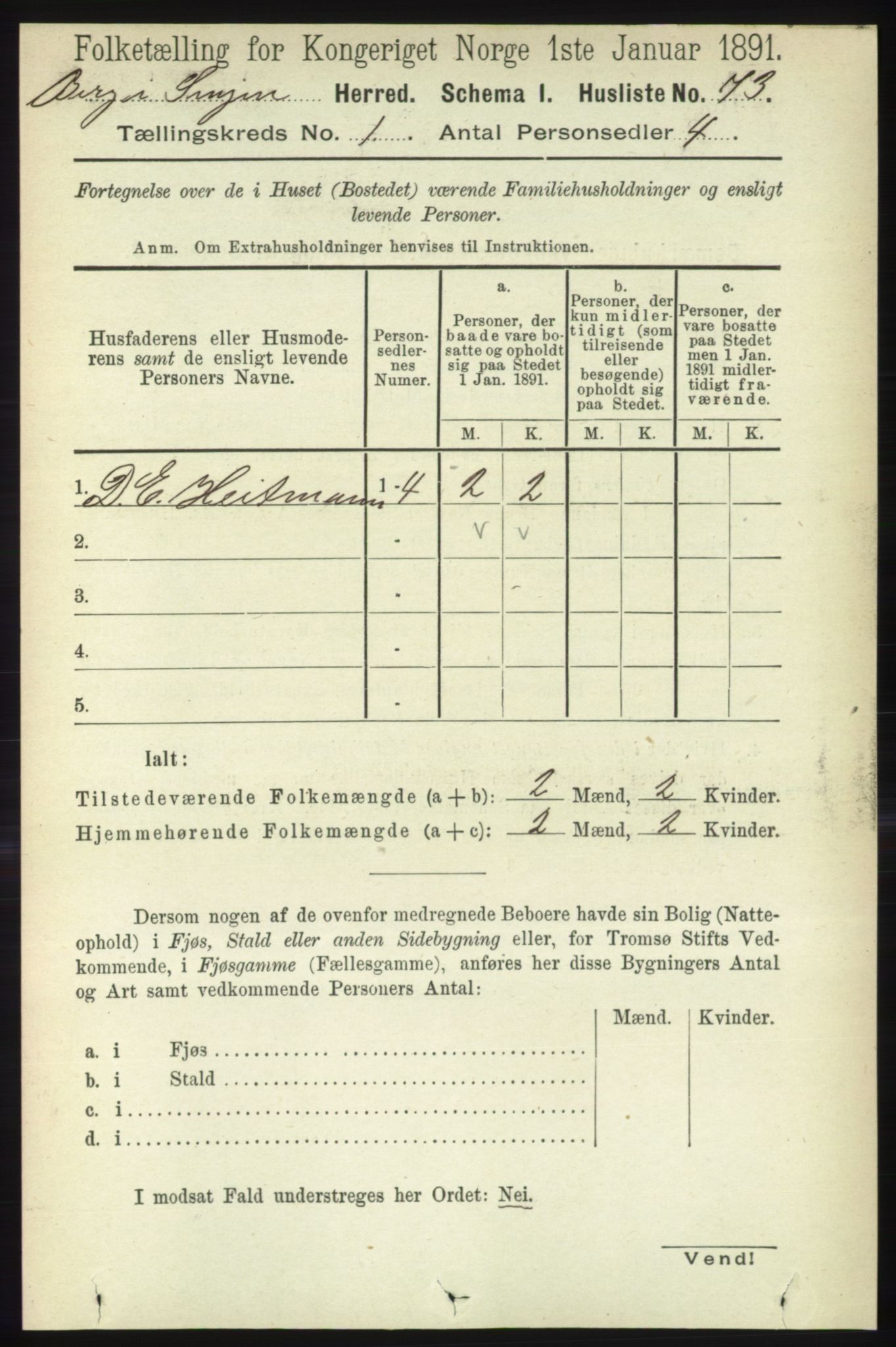 RA, 1891 census for 1929 Berg, 1891, p. 86