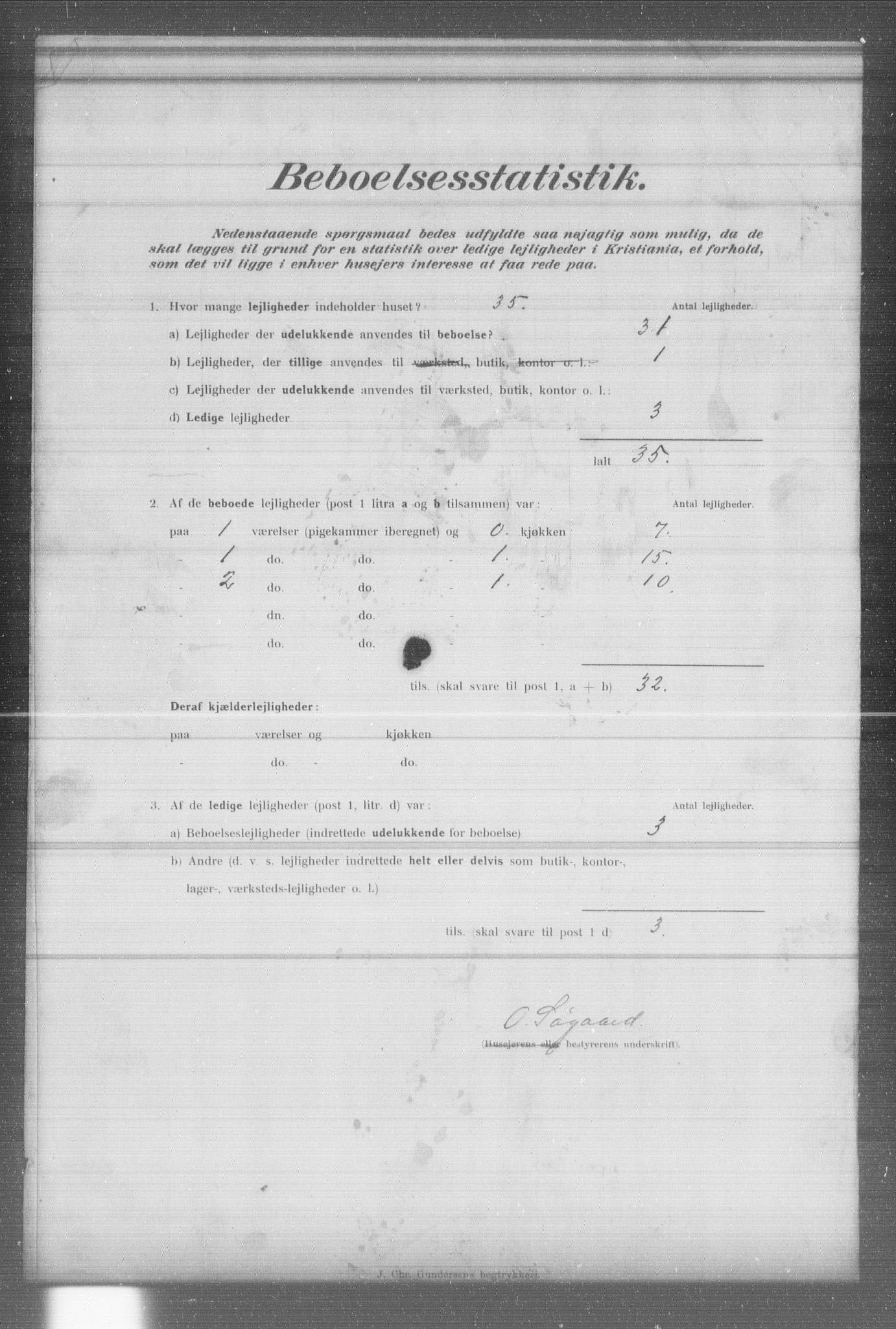 OBA, Municipal Census 1902 for Kristiania, 1902, p. 9624