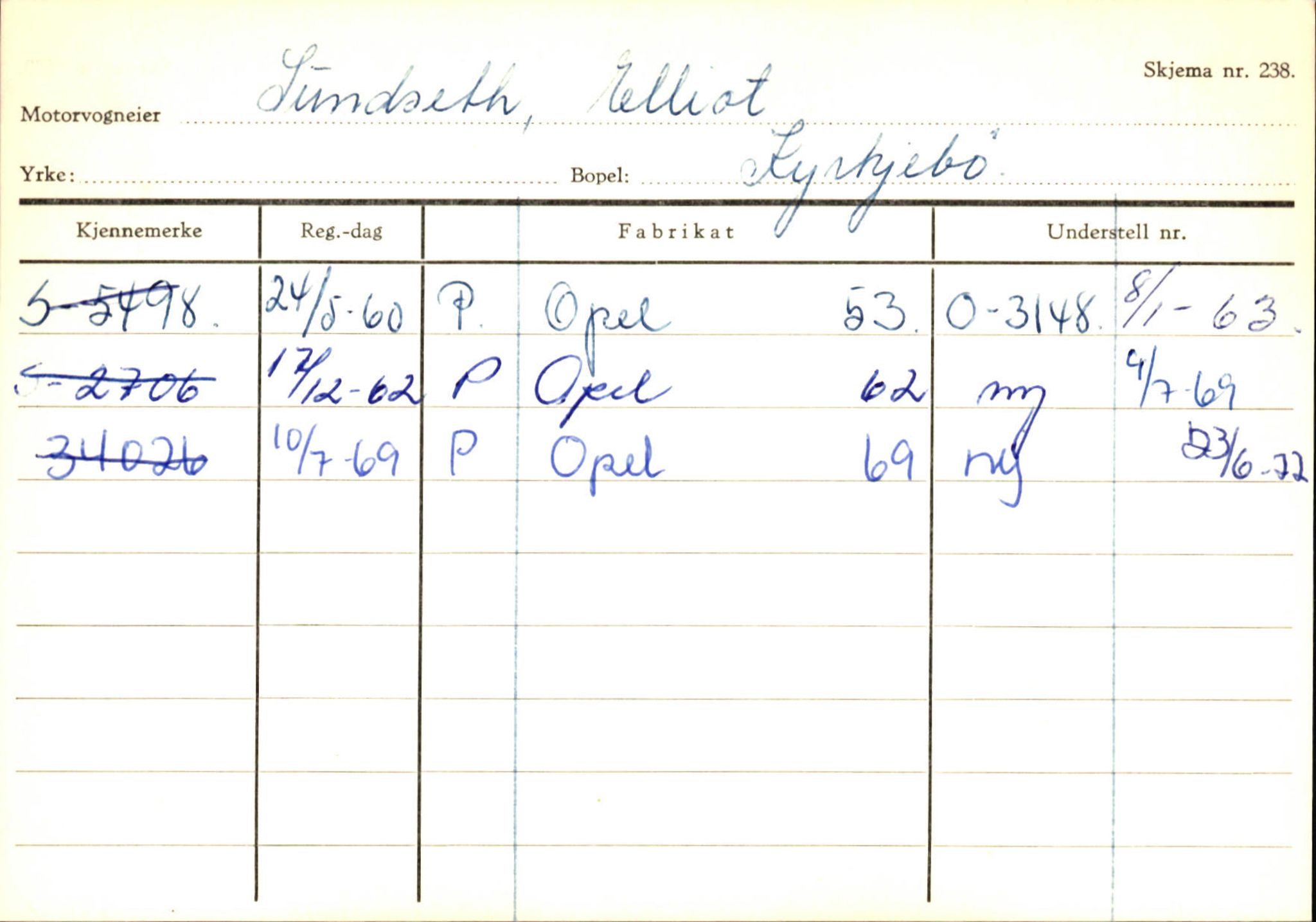 Statens vegvesen, Sogn og Fjordane vegkontor, SAB/A-5301/4/F/L0131: Eigarregister Høyanger P-Å. Stryn S-Å, 1945-1975, p. 435