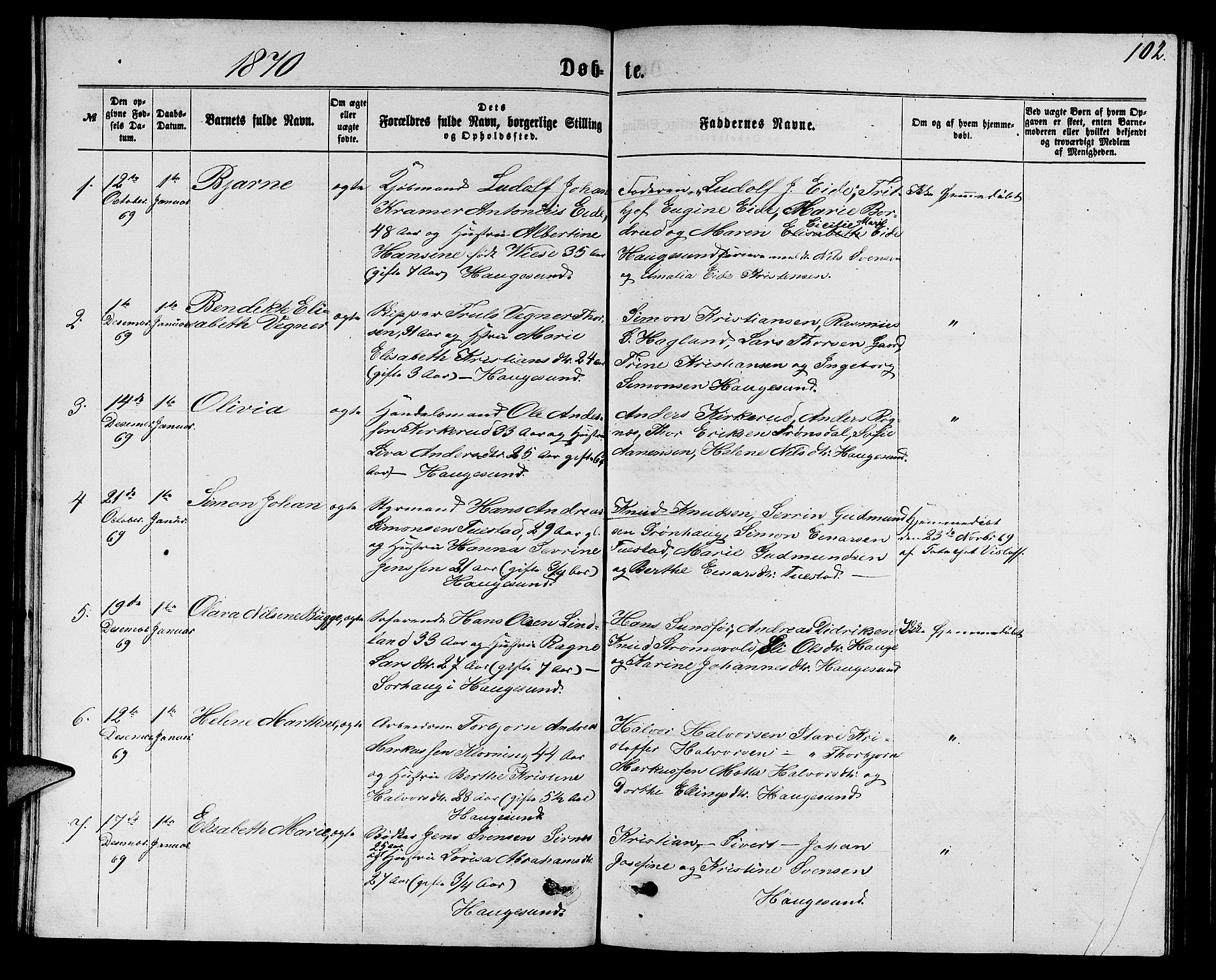 Torvastad sokneprestkontor, AV/SAST-A -101857/H/Ha/Hab/L0007: Parish register (copy) no. B 7, 1866-1873, p. 102