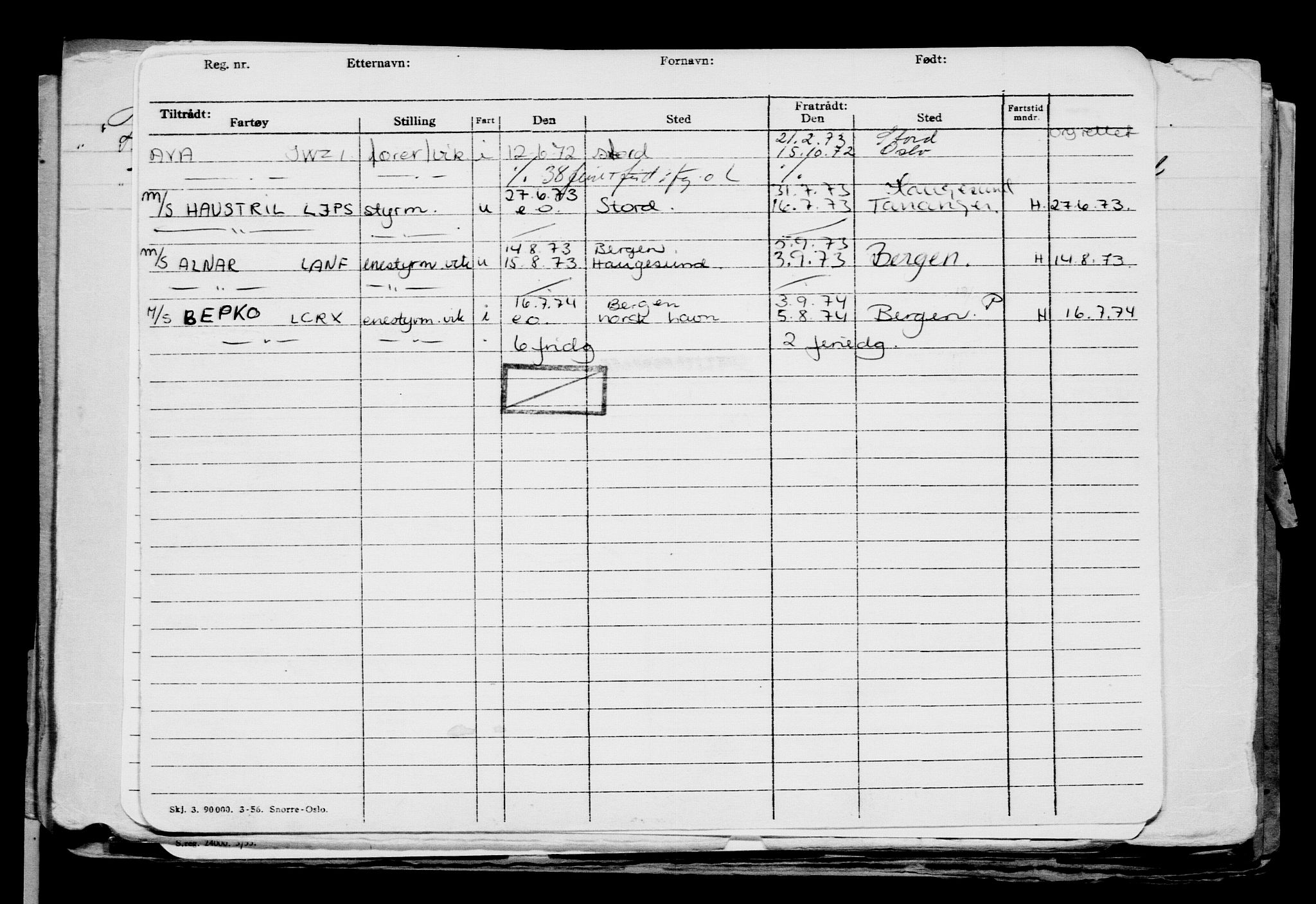 Direktoratet for sjømenn, RA/S-3545/G/Gb/L0125: Hovedkort, 1914, p. 598