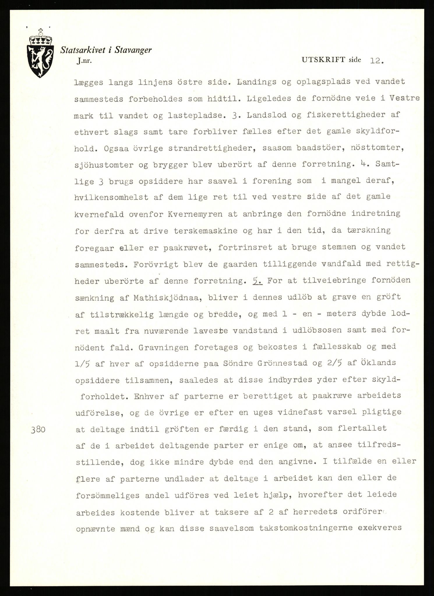 Statsarkivet i Stavanger, AV/SAST-A-101971/03/Y/Yj/L0027: Avskrifter sortert etter gårdsnavn: Gravdal - Grøtteland, 1750-1930, p. 427