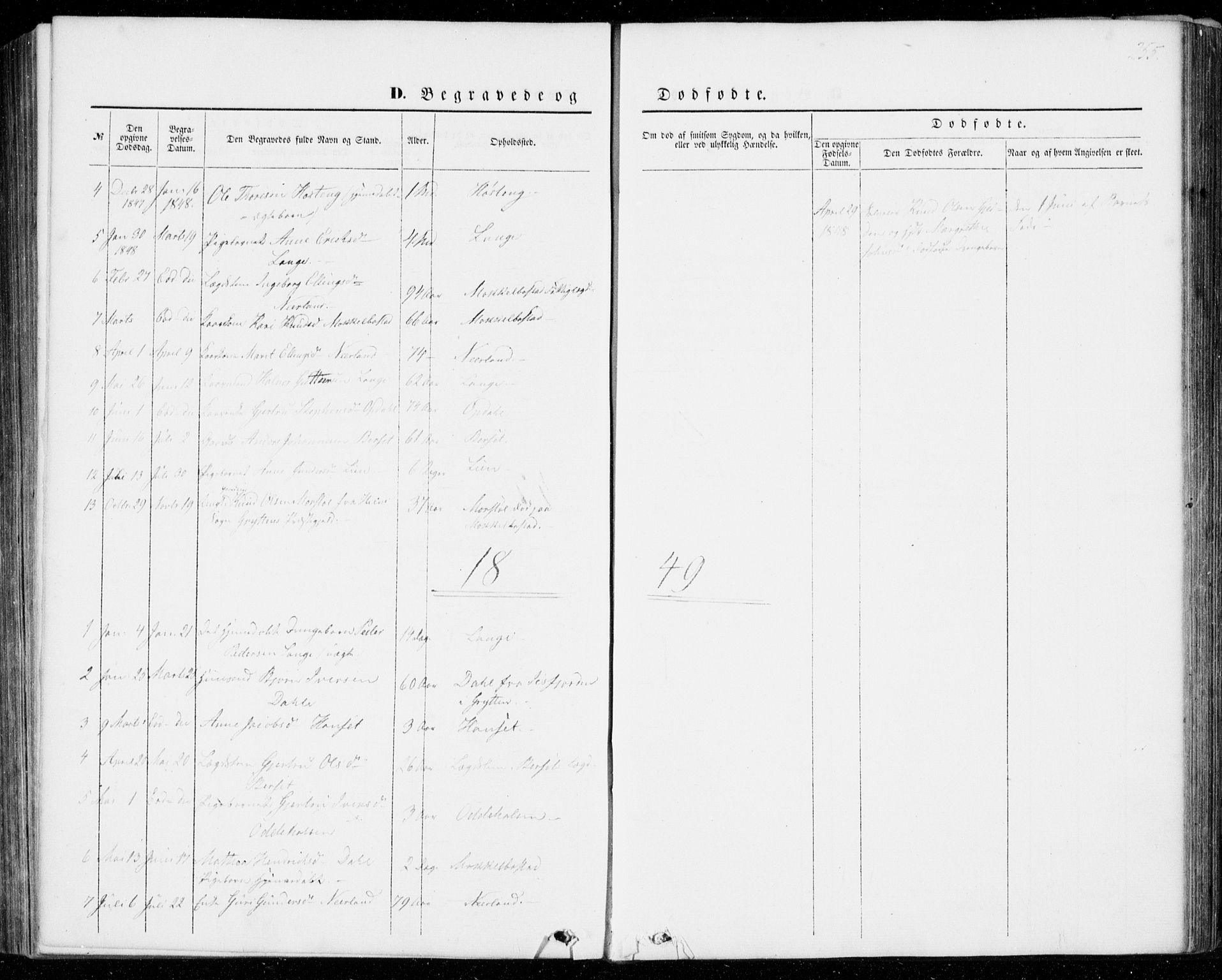 Ministerialprotokoller, klokkerbøker og fødselsregistre - Møre og Romsdal, SAT/A-1454/554/L0643: Parish register (official) no. 554A01, 1846-1879, p. 255