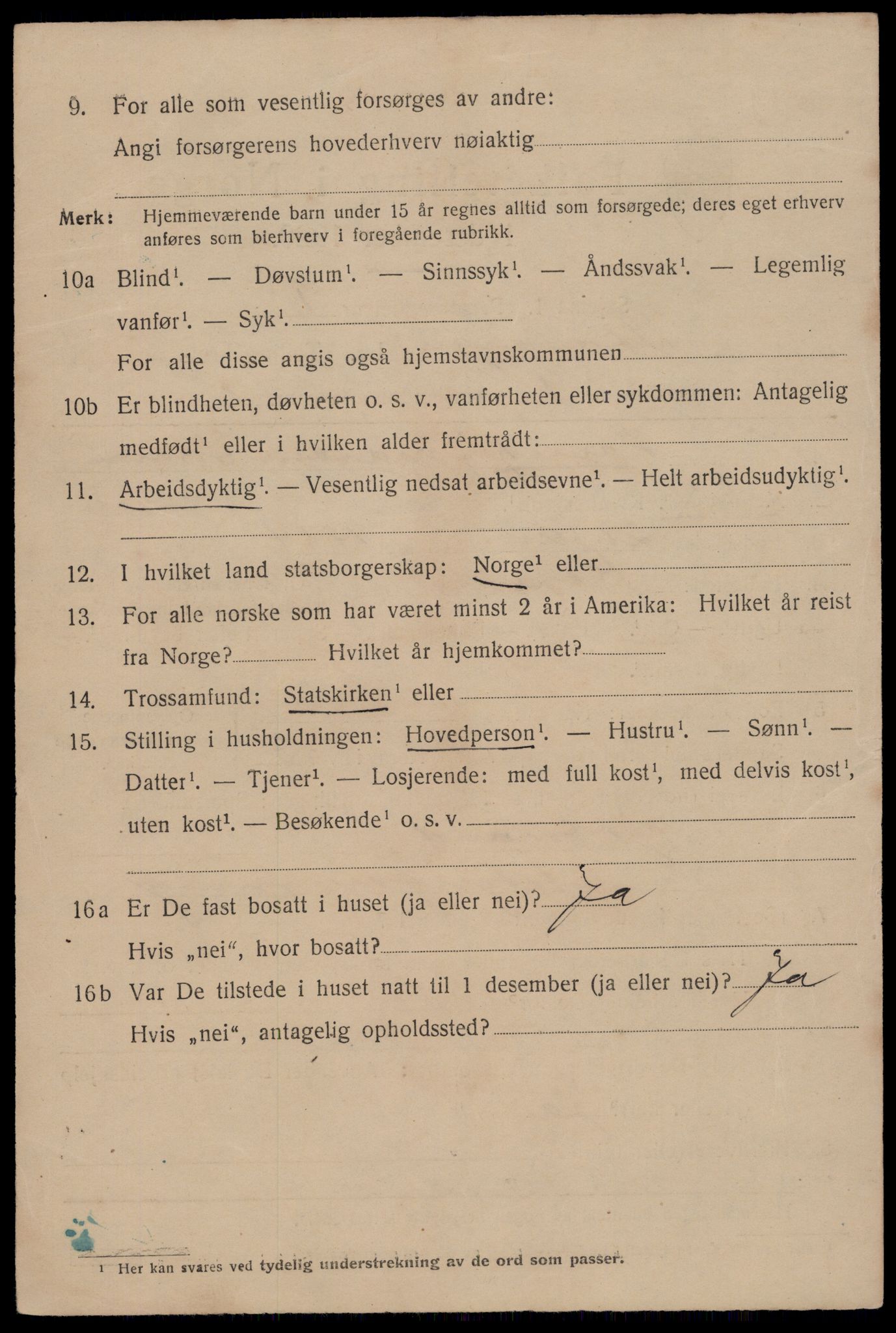 SAST, 1920 census for Stavanger, 1920, p. 105137