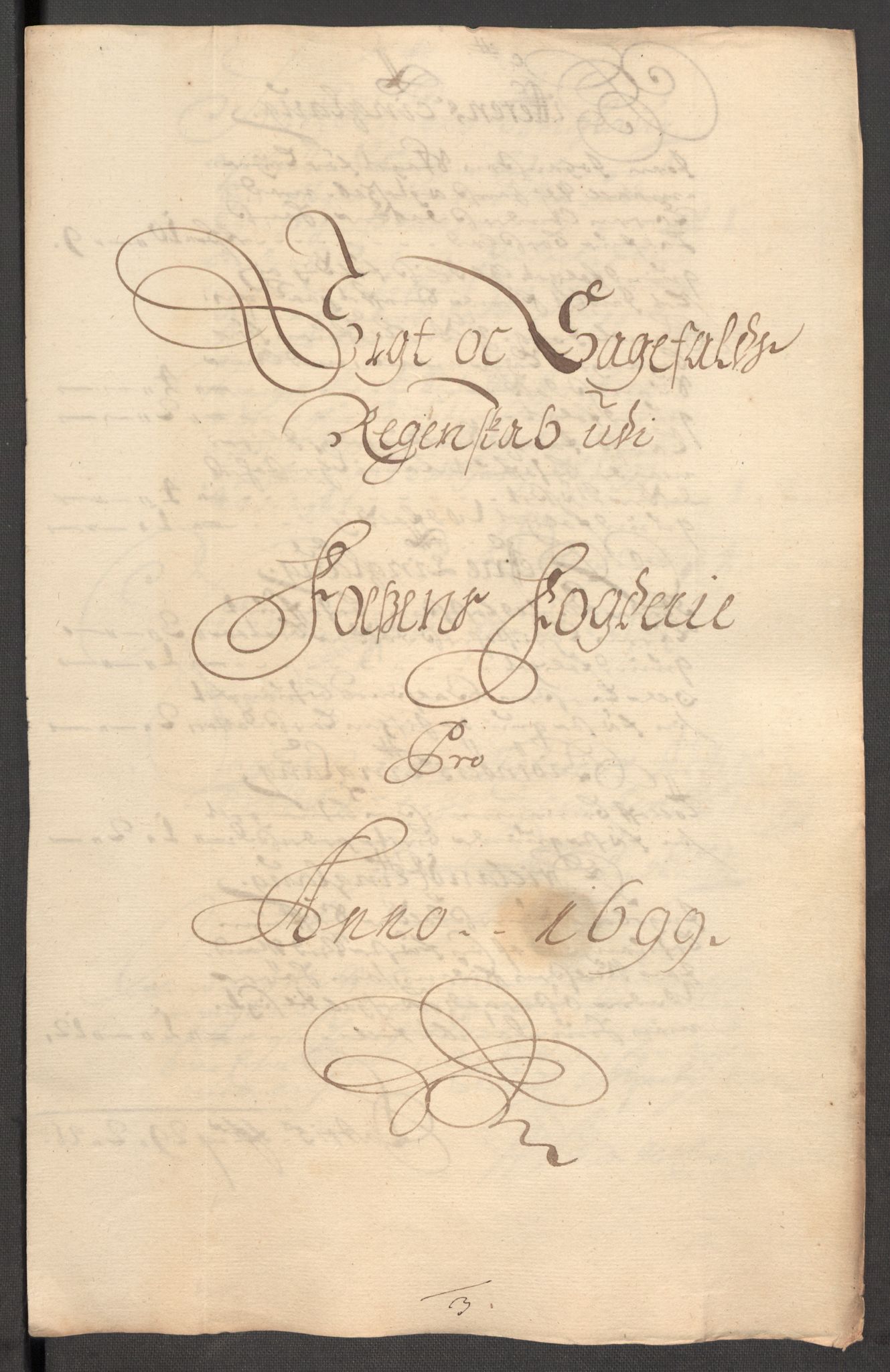 Rentekammeret inntil 1814, Reviderte regnskaper, Fogderegnskap, RA/EA-4092/R57/L3853: Fogderegnskap Fosen, 1698-1699, p. 225