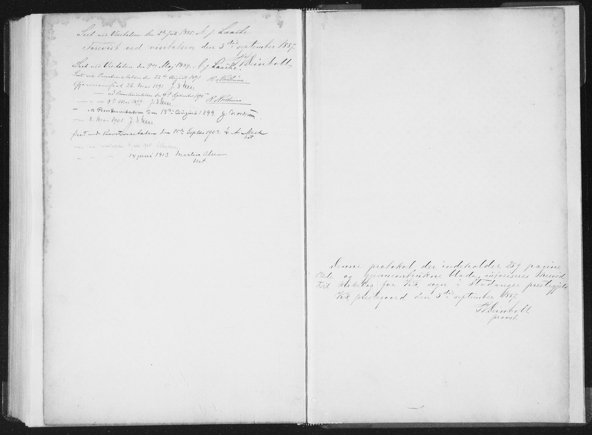 Ministerialprotokoller, klokkerbøker og fødselsregistre - Nord-Trøndelag, SAT/A-1458/771/L0597: Parish register (official) no. 771A04, 1885-1910