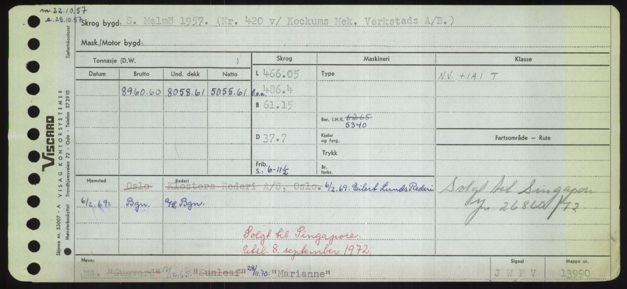 Sjøfartsdirektoratet med forløpere, Skipsmålingen, RA/S-1627/H/Hd/L0024: Fartøy, M-Mim, p. 235