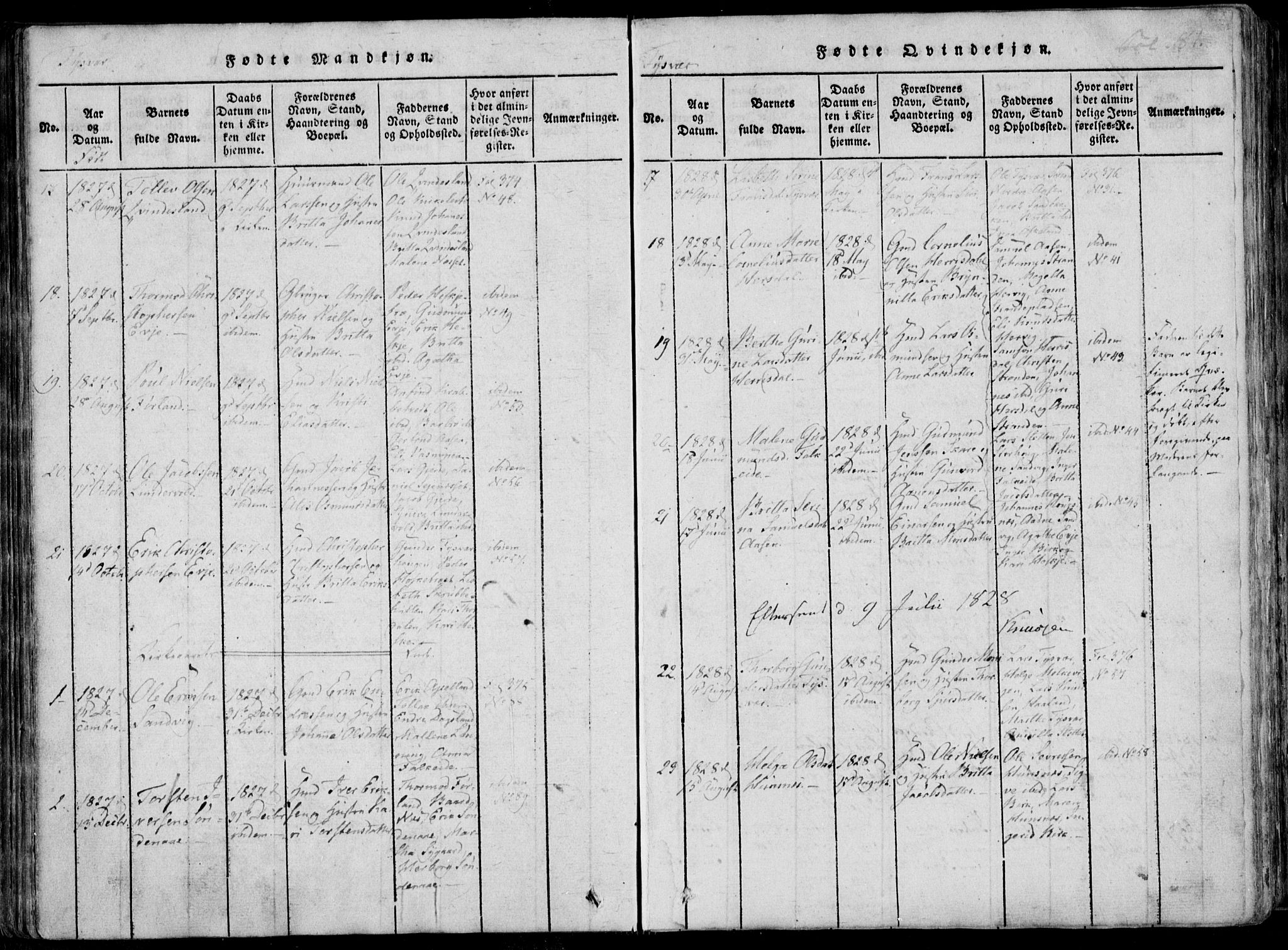 Skjold sokneprestkontor, AV/SAST-A-101847/H/Ha/Haa/L0004: Parish register (official) no. A 4 /1, 1815-1830, p. 81