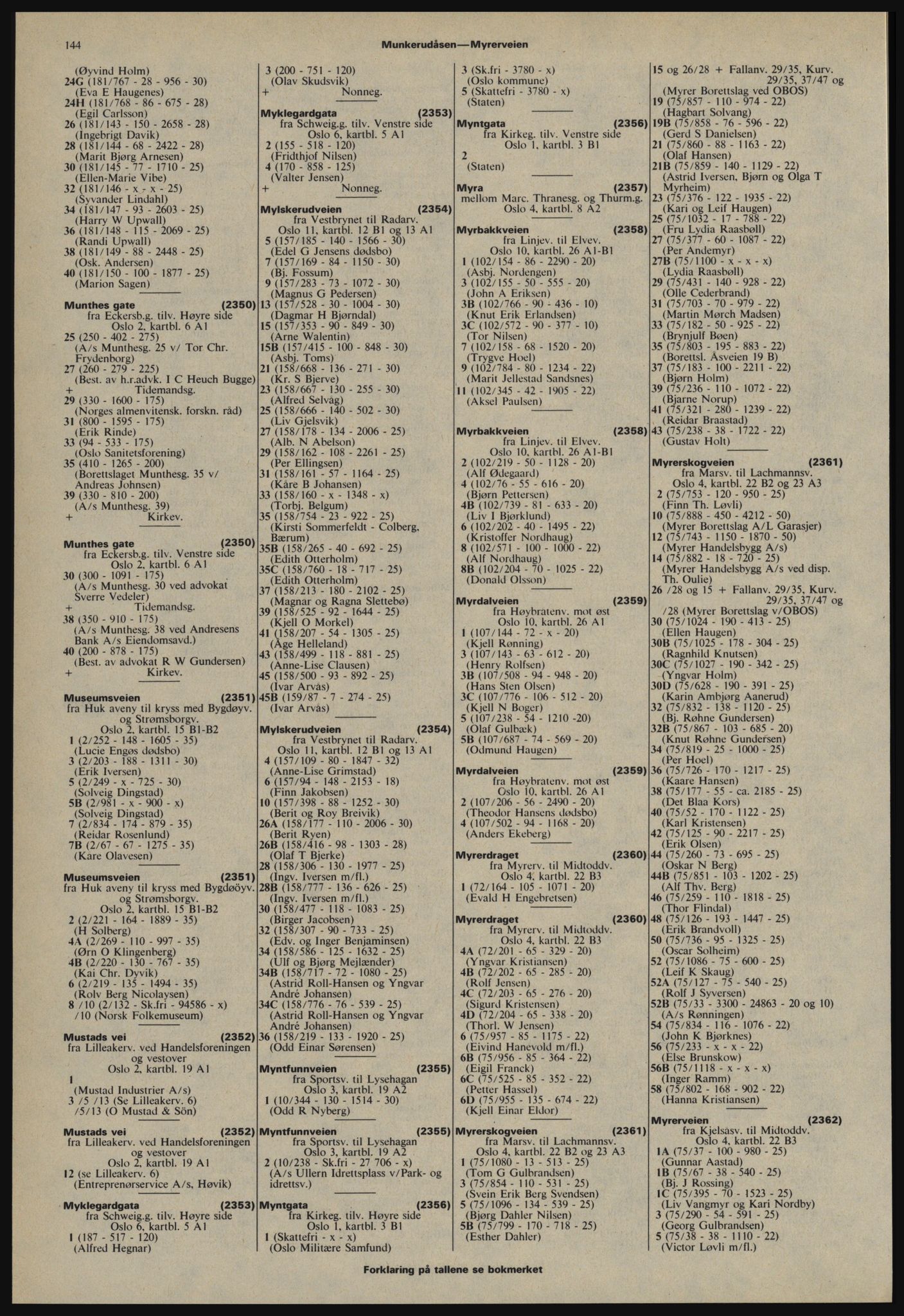 Kristiania/Oslo adressebok, PUBL/-, 1978-1979, p. 144