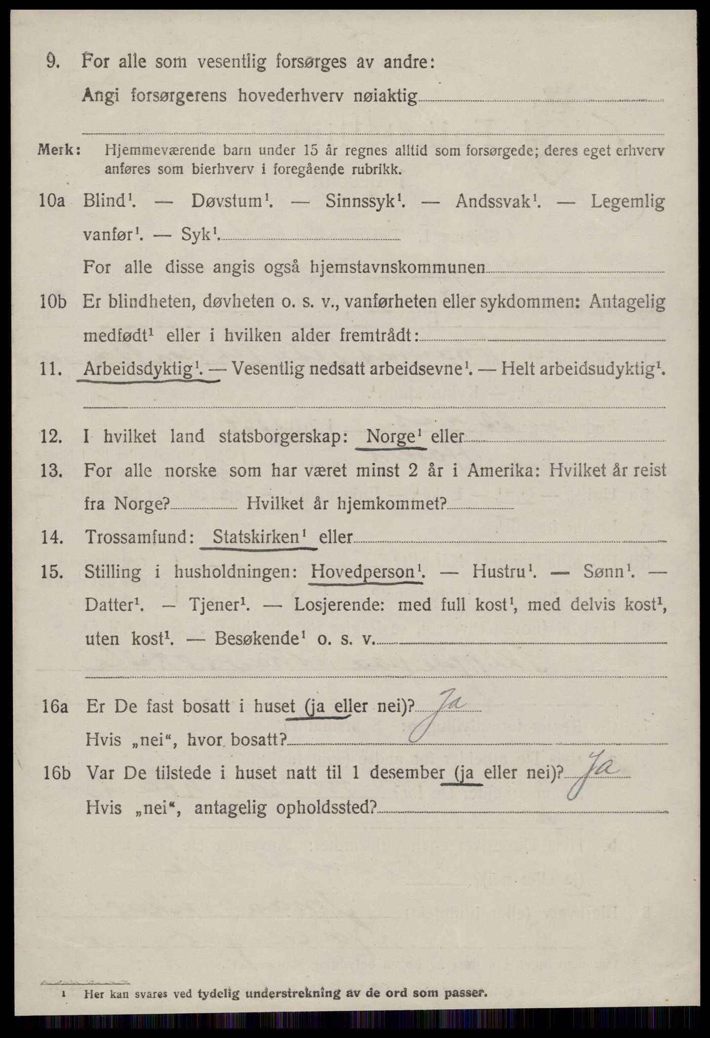 SAT, 1920 census for Hareid, 1920, p. 4930