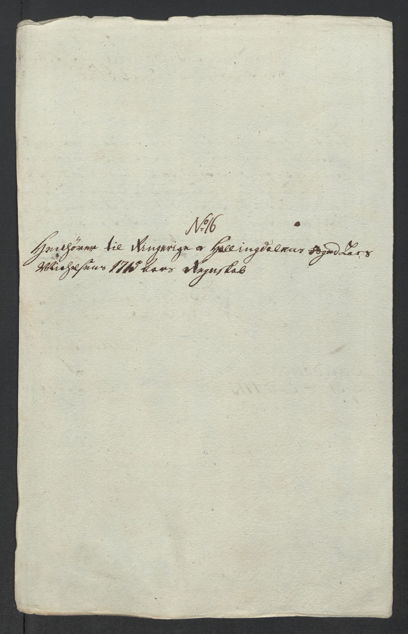 Rentekammeret inntil 1814, Reviderte regnskaper, Fogderegnskap, AV/RA-EA-4092/R23/L1473: Fogderegnskap Ringerike og Hallingdal, 1715, p. 190