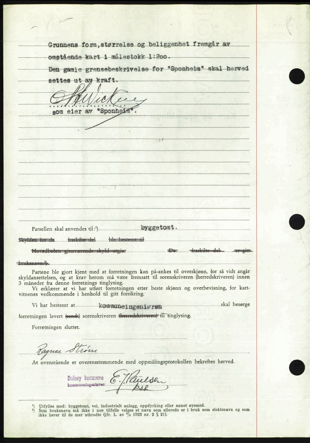 Romsdal sorenskriveri, AV/SAT-A-4149/1/2/2C: Mortgage book no. A30, 1949-1949, Diary no: : 1705/1949