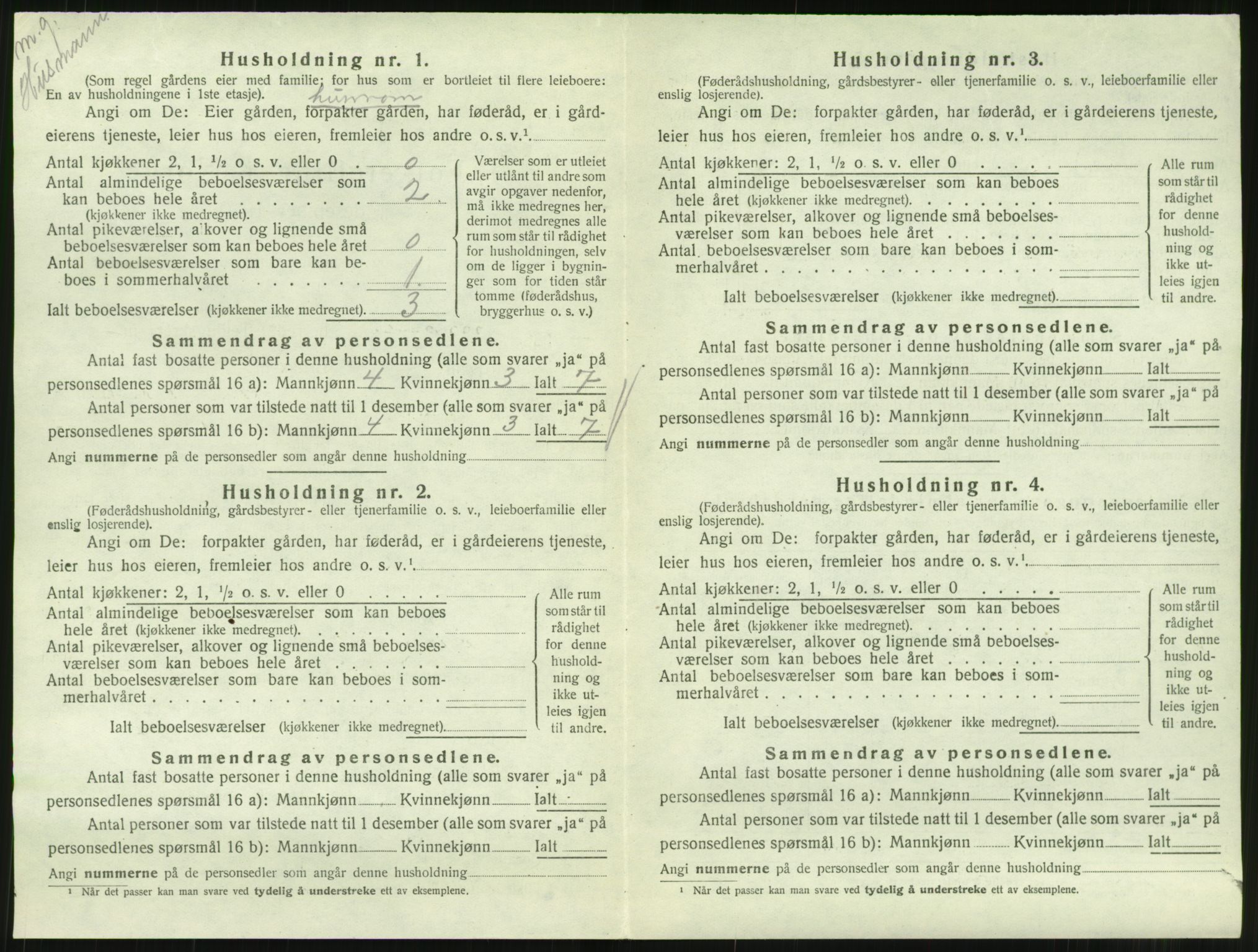 SAT, 1920 census for Sunndal, 1920, p. 745