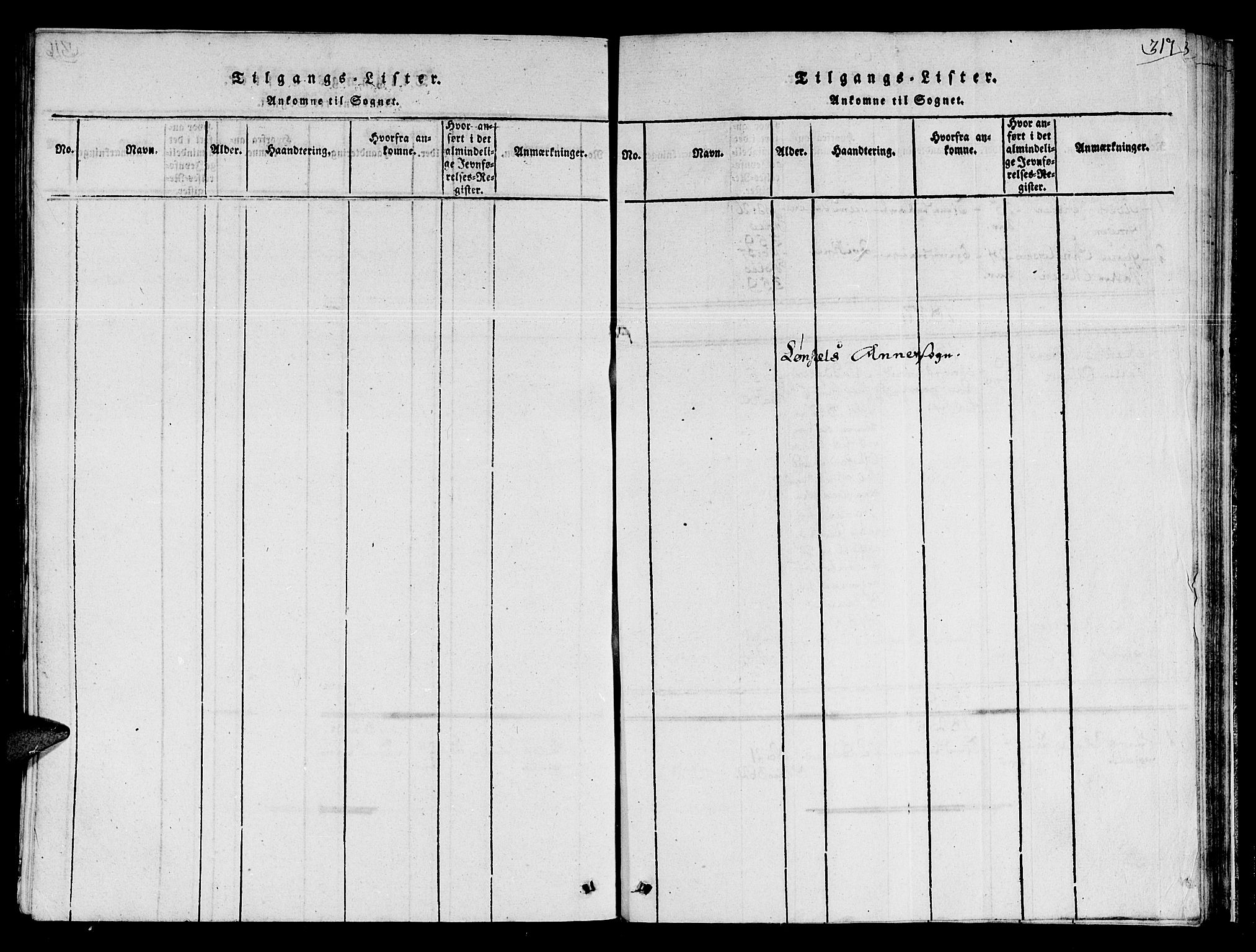 Ministerialprotokoller, klokkerbøker og fødselsregistre - Sør-Trøndelag, SAT/A-1456/678/L0896: Parish register (official) no. 678A05 /2, 1816-1821, p. 317