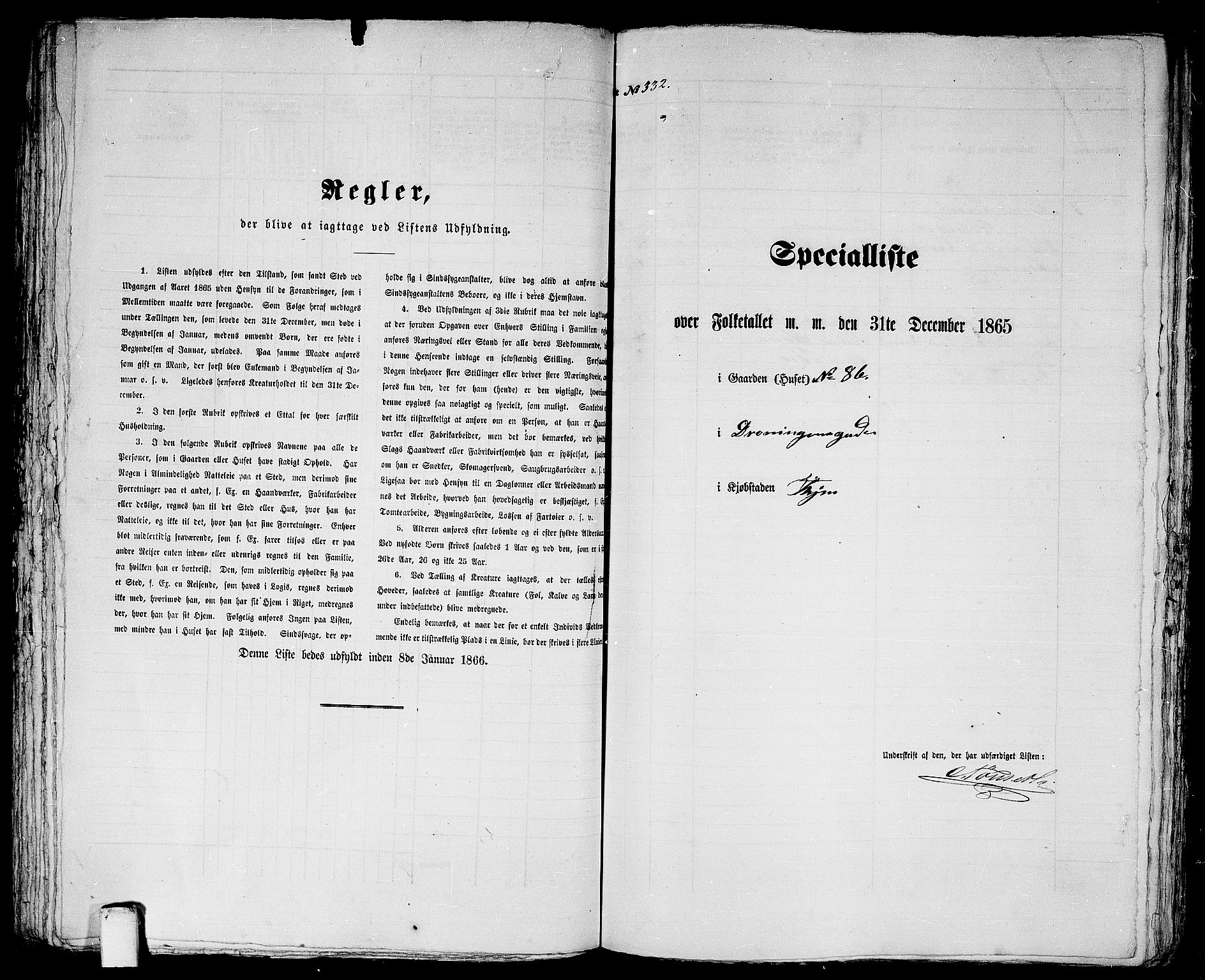 RA, 1865 census for Trondheim, 1865, p. 703