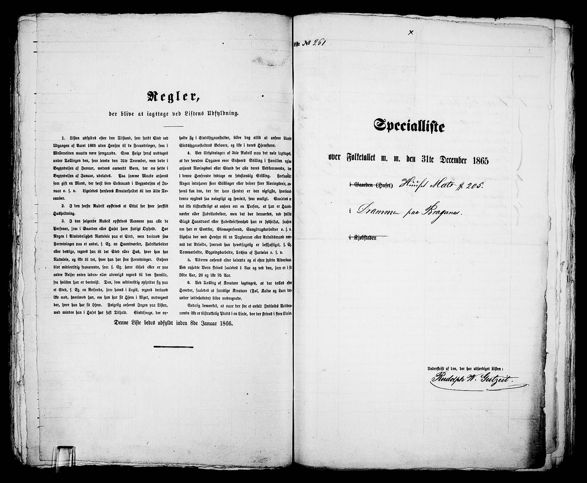 RA, 1865 census for Bragernes in Drammen, 1865, p. 552