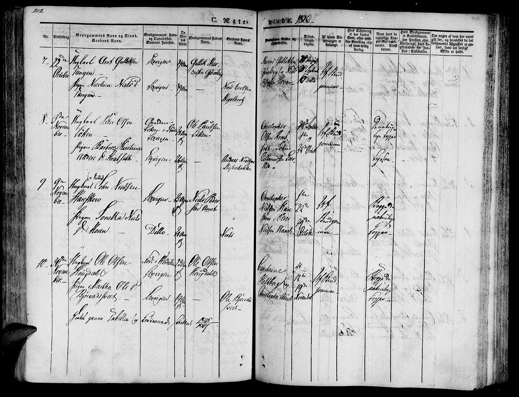 Ministerialprotokoller, klokkerbøker og fødselsregistre - Nord-Trøndelag, SAT/A-1458/701/L0006: Parish register (official) no. 701A06, 1825-1841, p. 202